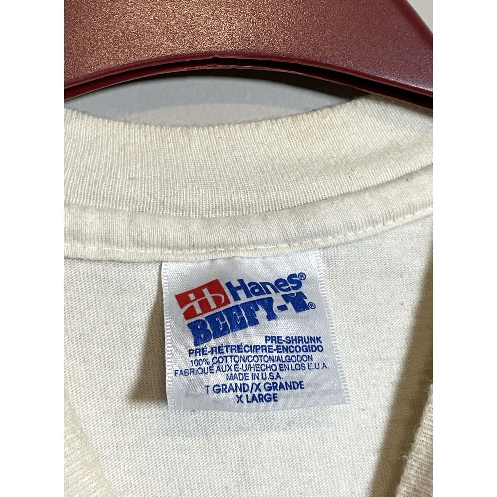 Hanes VINTAGE 1994 Rollins Band I’m A Liar T-Shirt Hanes White XL Men Short Sleeve Crew Neck Cotton Band Summer 90s Mens Size US XL / EU 56 / 4 - 7 Thumbnail