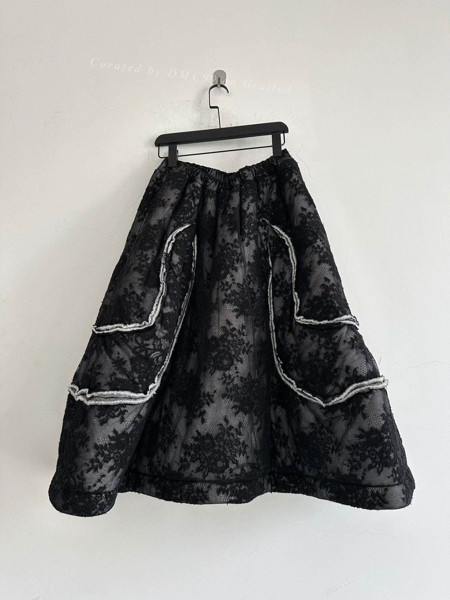 Rei Kawakubo Comme des Garçons 2017 Wool Lace Skirt Size 32" / US 10 / IT 46 - 1 Thumbnail
