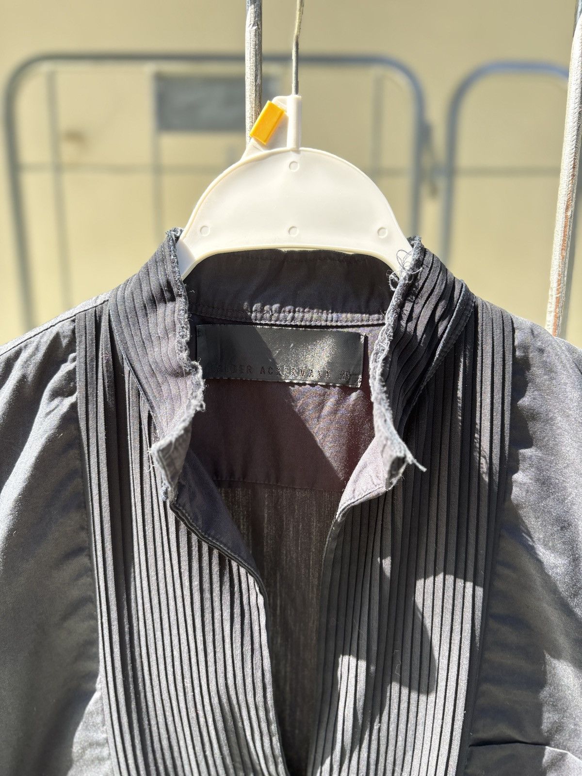 Haider Ackermann Haider Ackermann pleated collar polo shirt Size US M / EU 48-50 / 2 - 2 Thumbnail