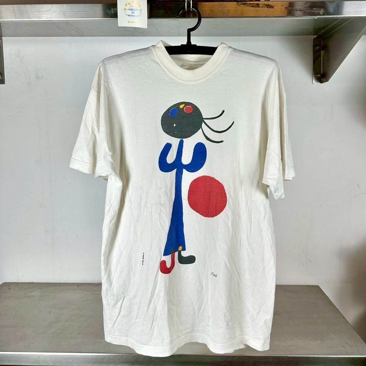 Art × Streetwear × Vintage Vintage 1997 Joan Miro Abstract 