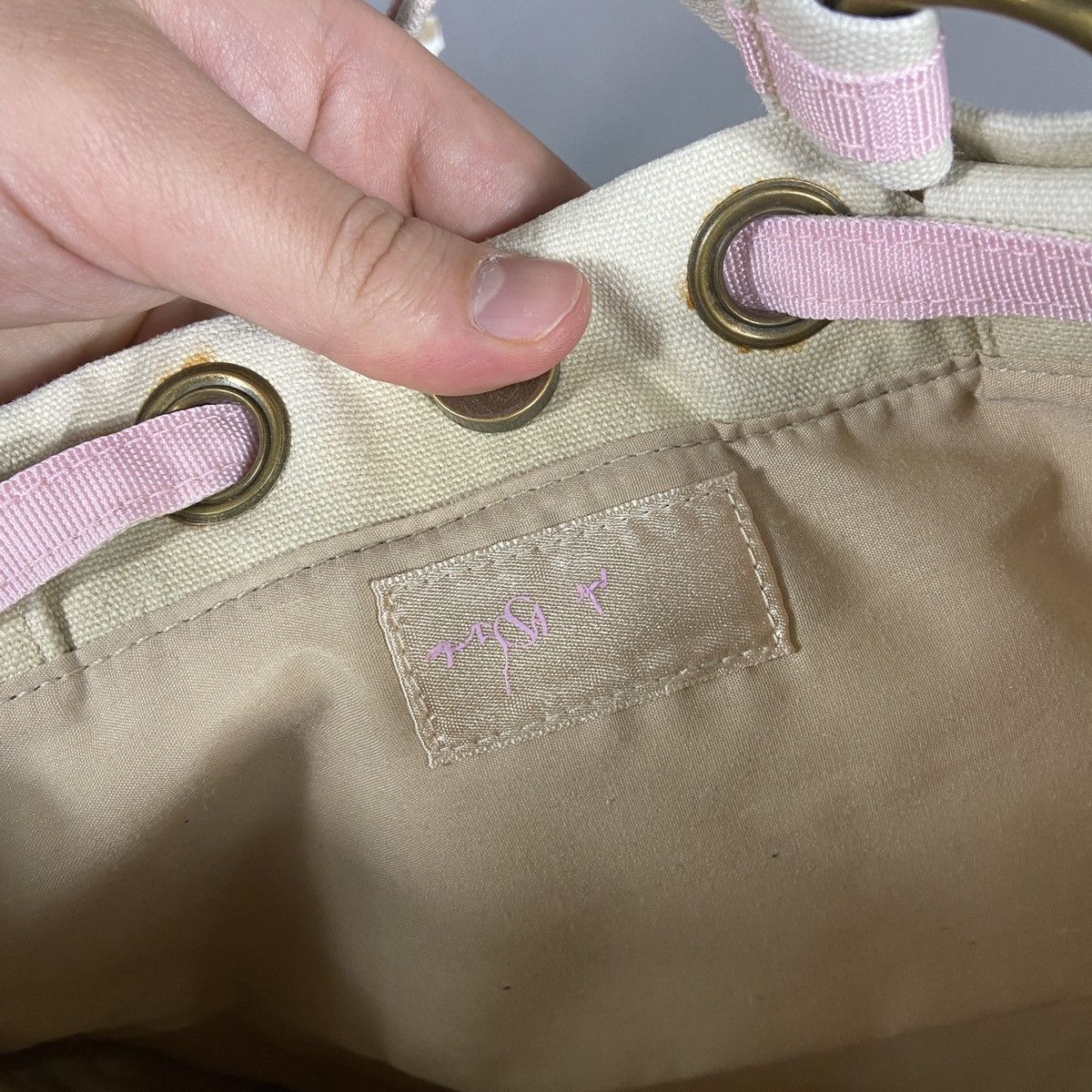 Designer × Yves Saint Laurent YSL YvesSaintLaurent Parfums Tote Canvas Bag Size ONE SIZE - 7 Thumbnail