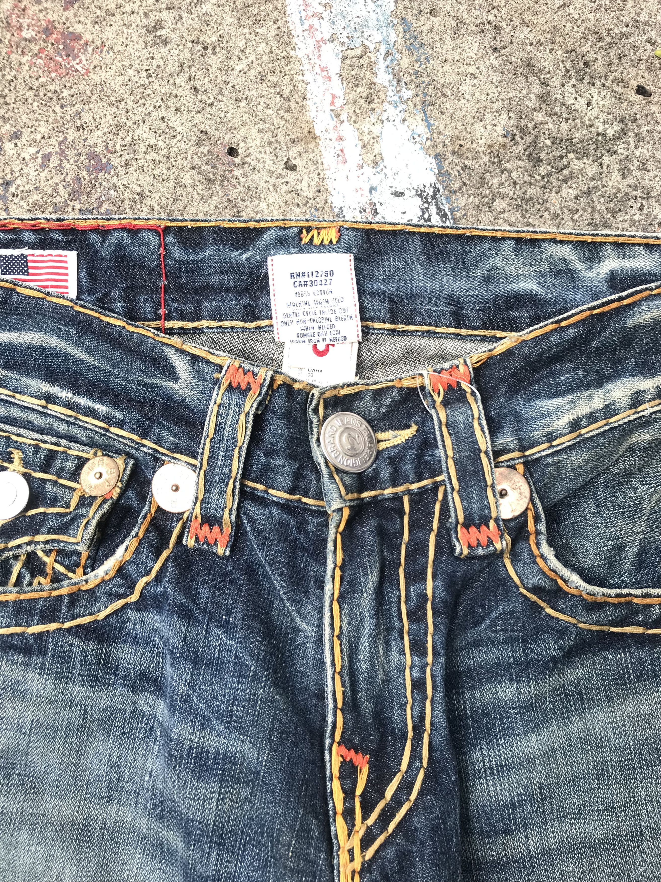 Cowboy Equipment Made in usa‼️ True religion billy super t Size US 29 - 2 Thumbnail