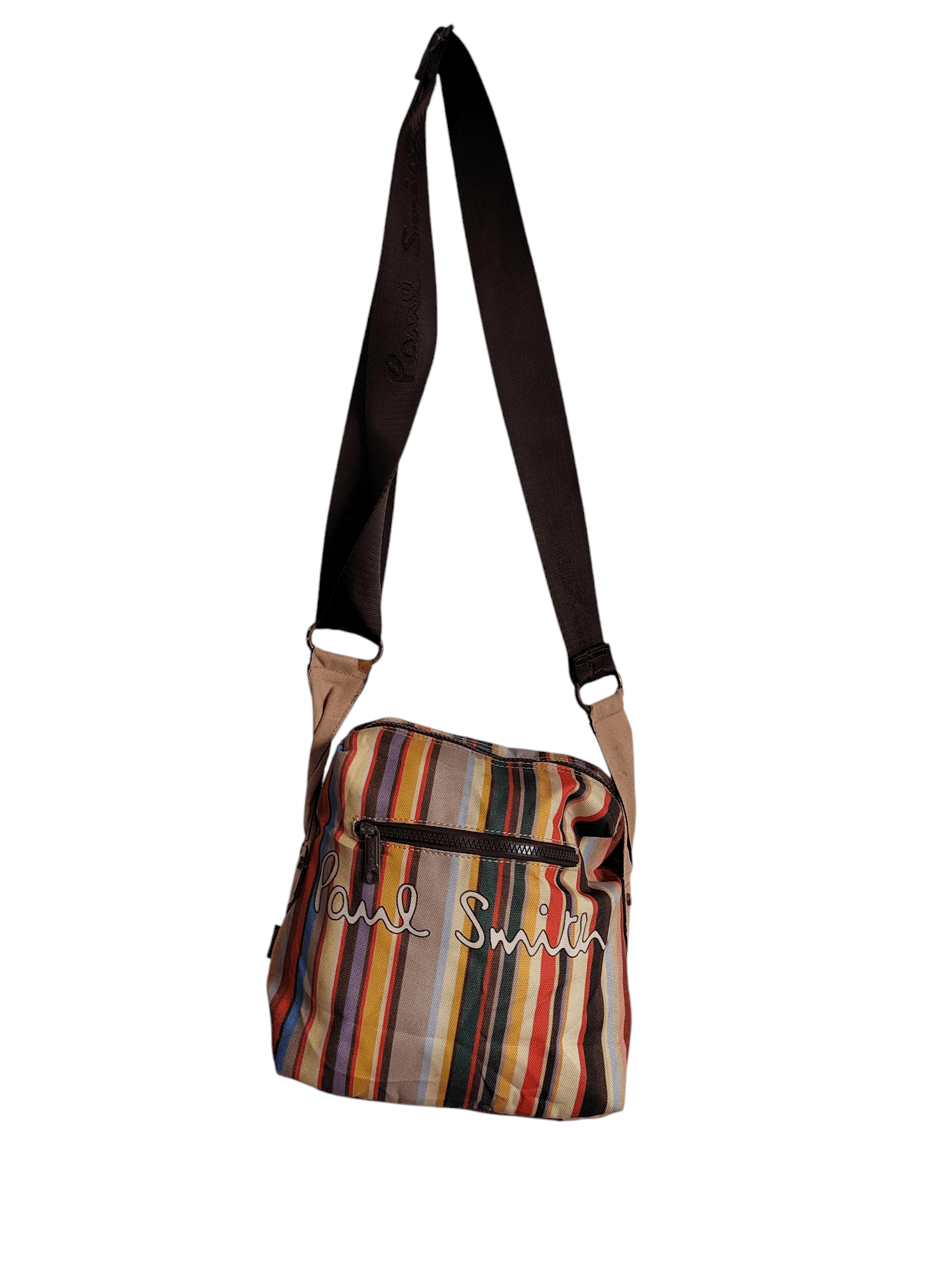 Designer × Paul Smith × Vintage Paul Smith Multicolour Stripes Canvas Bag Size ONE SIZE - 2 Thumbnail