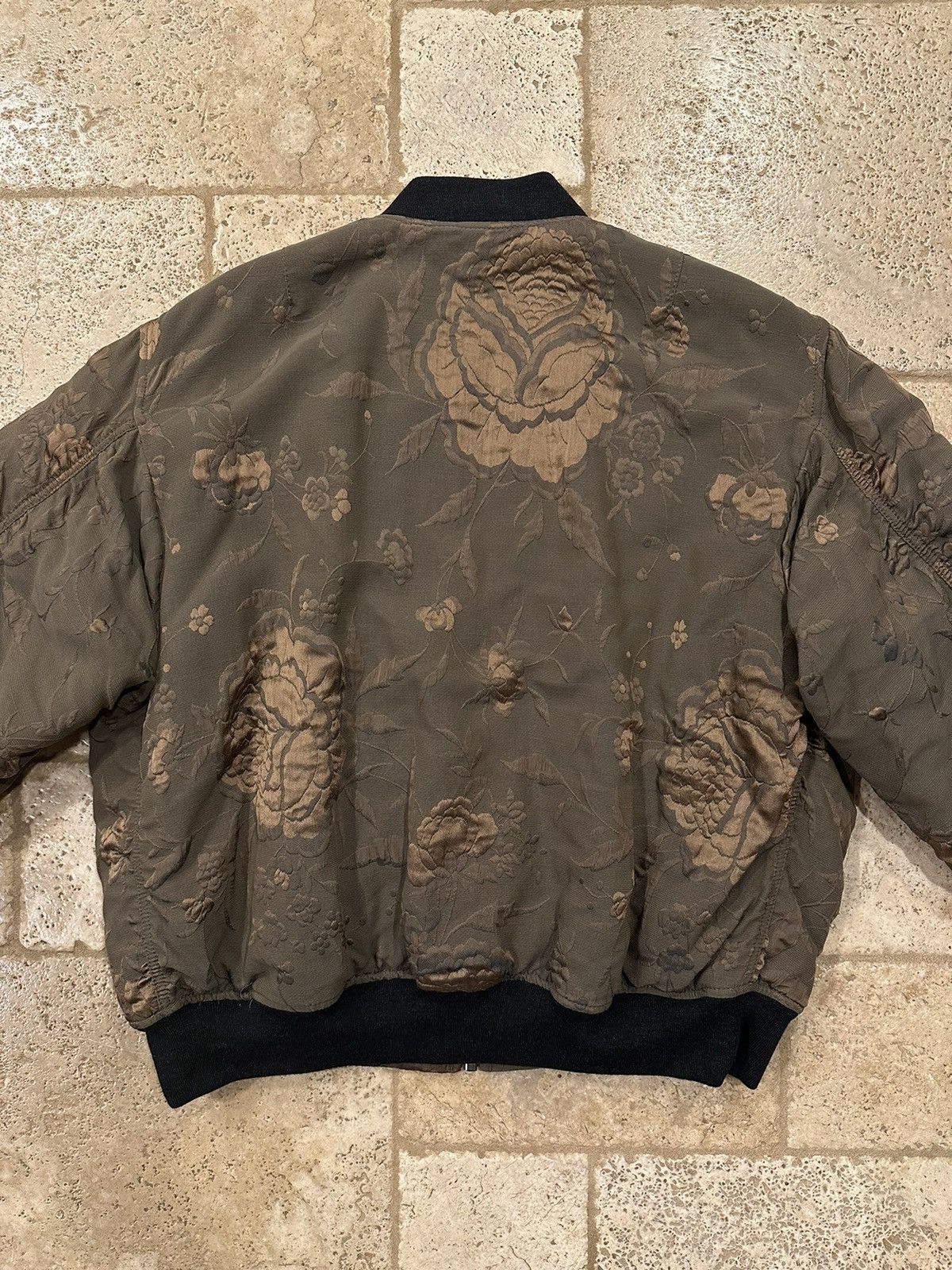 Haider Ackermann Haider Ackermann Raquel FW16 Floral Embroidery Bomber Jacket Size US XL / EU 56 / 4 - 10 Thumbnail