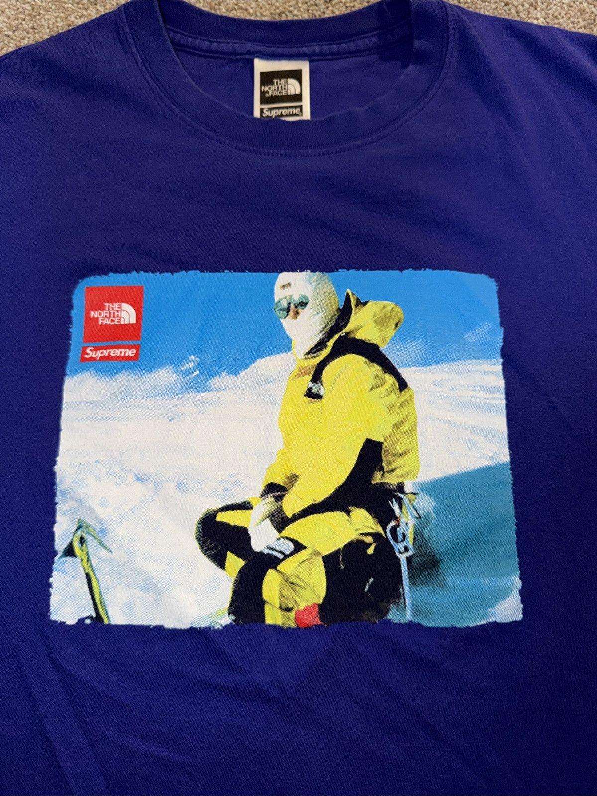 Supreme × The North Face Supreme X The North Face Ski Photo Tee Royal Size Medium Size US M / EU 48-50 / 2 - 6 Thumbnail