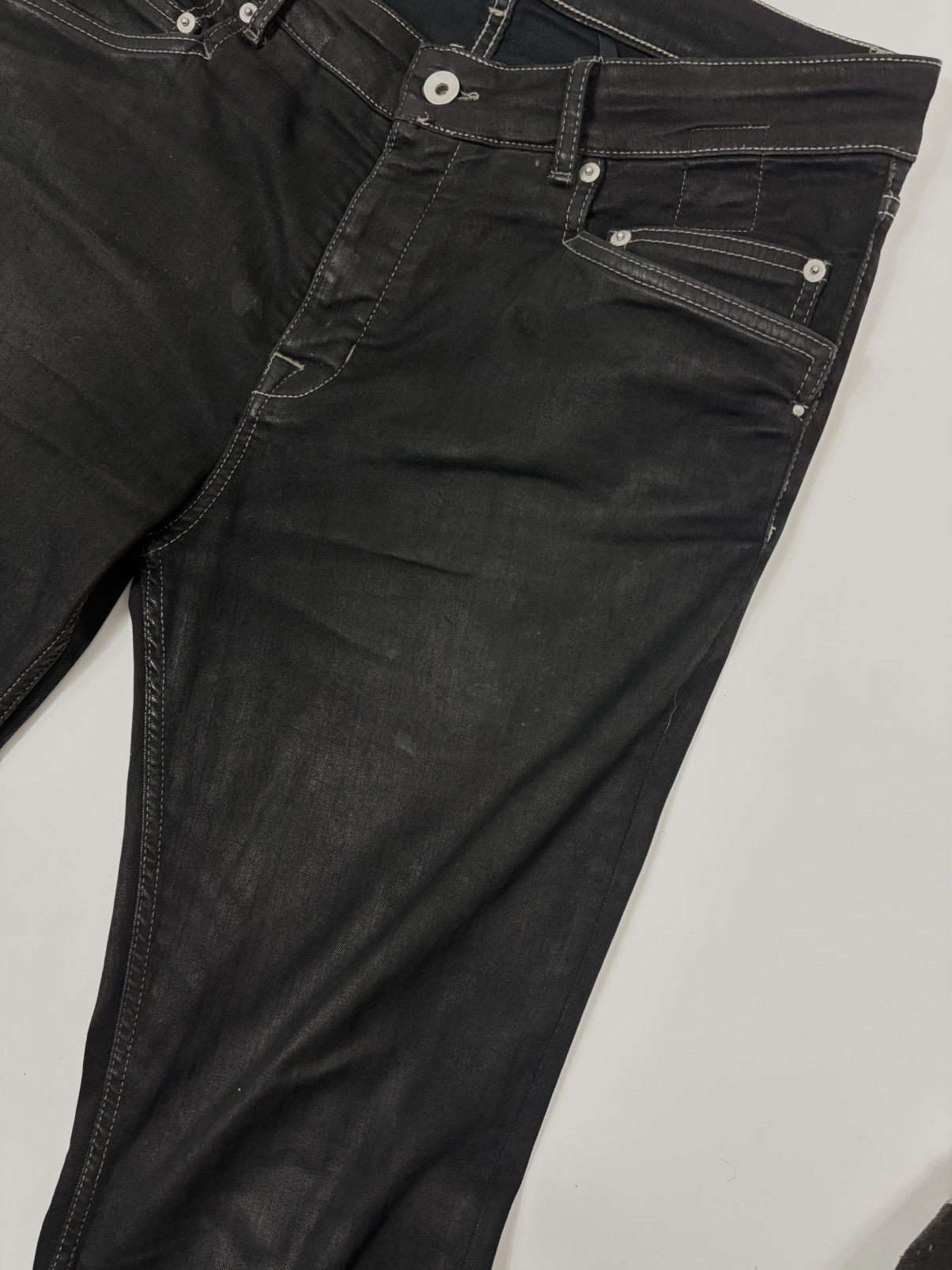 Rick Owens × Rick Owens Drkshdw Rick Owens FW21 ”Gethsemane” Tyrone Bootcut Jeans – Size 34 Size US 34 / EU 50 - 6 Thumbnail