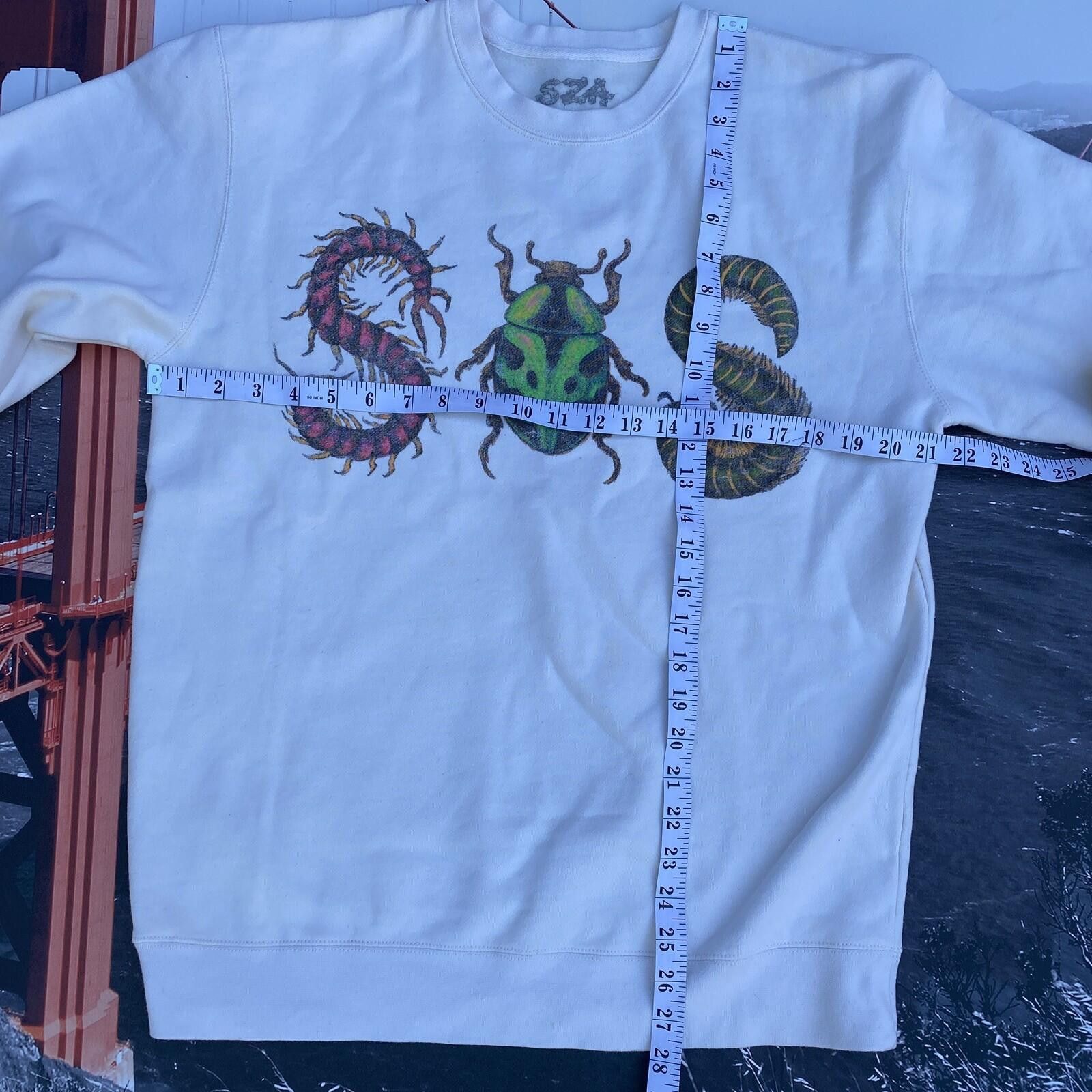 Other SZA SOS Grand National Tour 2025 Bugs Sweatshirt Size Medium Size US 32 / EU 48 - 6 Thumbnail