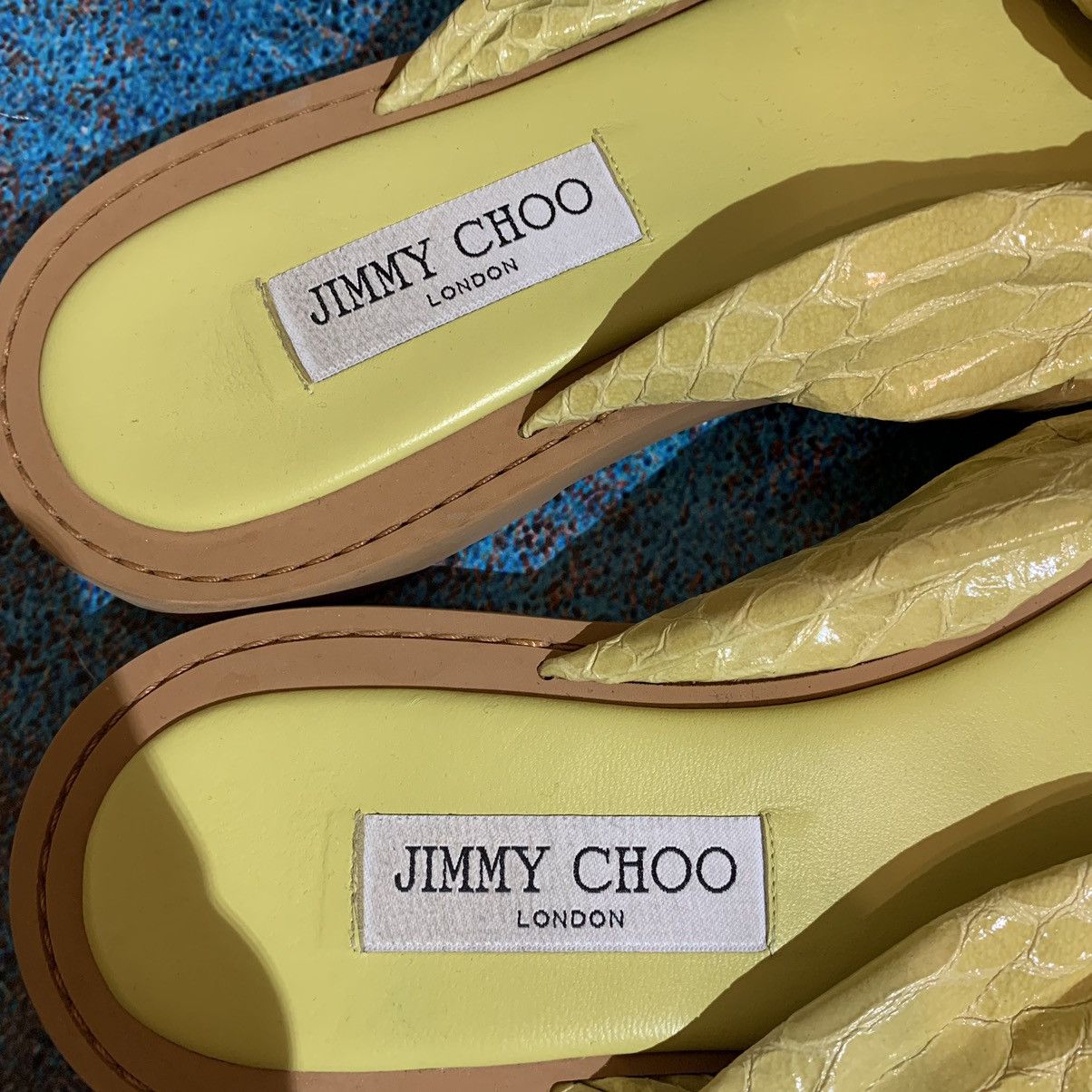 Jimmy Choo Jimmy Choo Tropica Leather Sandals Size 41.5 Size US 11.5 / IT 41.5 - 12 Thumbnail
