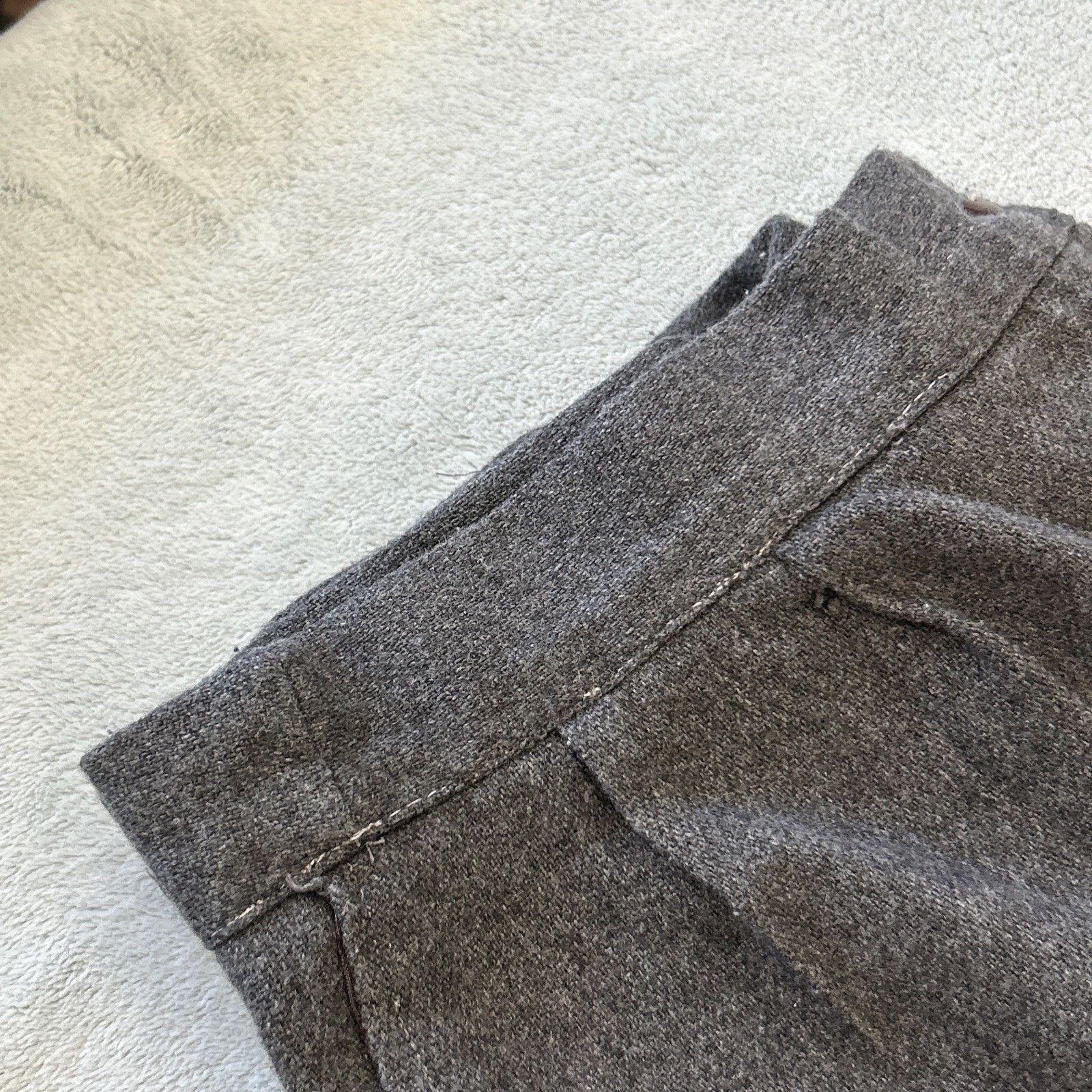Levi's 70s Talon Wool Action Slacks Beyond Baggy Pants Women 33x26 Size US 33 - 6 Thumbnail