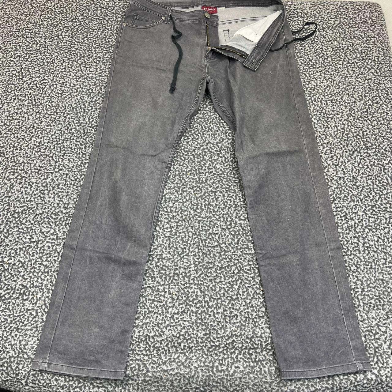 Other Footprint Manufacture Jeans Men 36x33 Gray Denim Pants Size US 36 / EU 52 - 1 Thumbnail