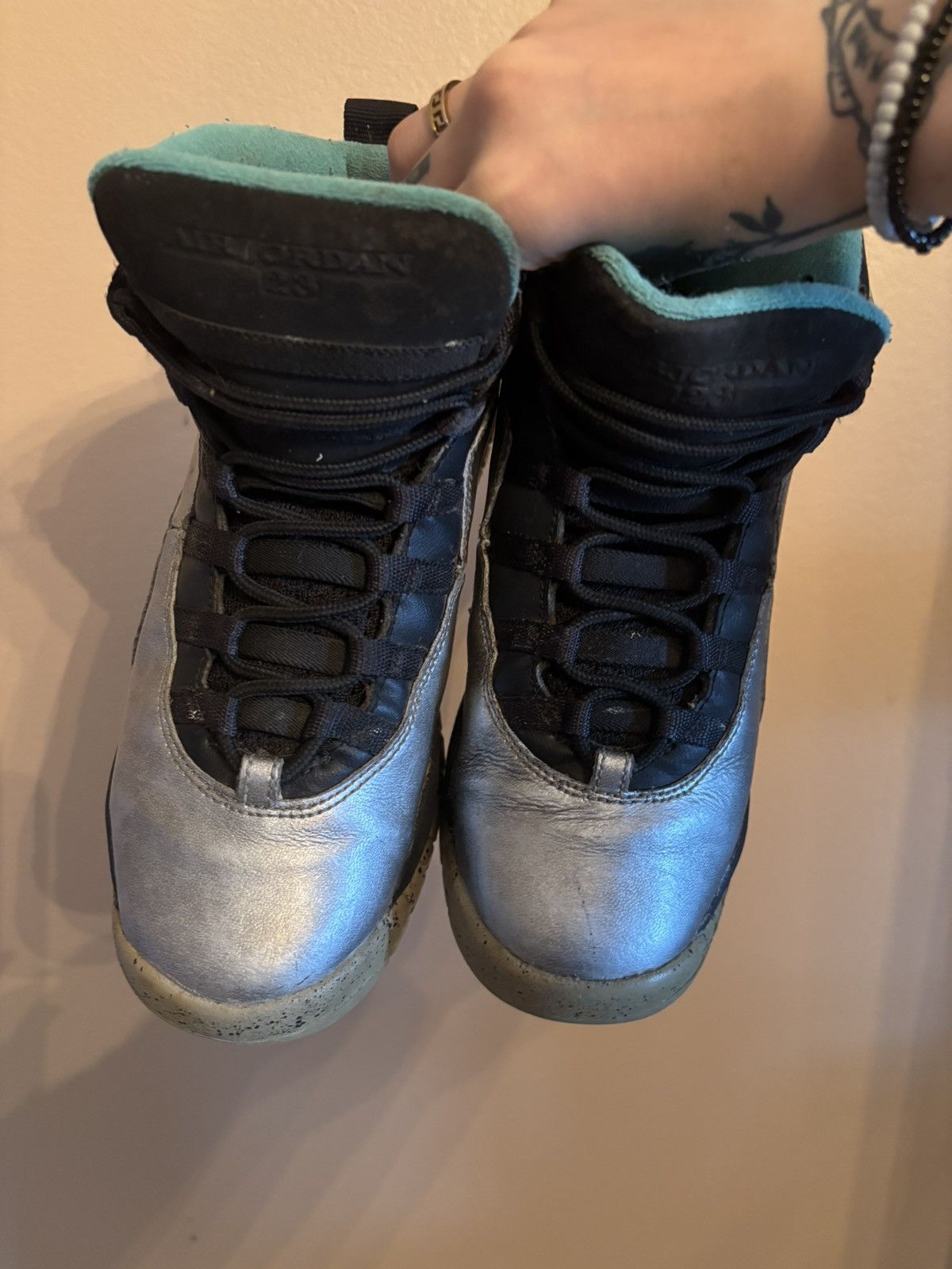 Jordan Brand Air Jordan 10 Retro BG 'Lady Liberty' Size US 6 / EU 39 - 3 Thumbnail