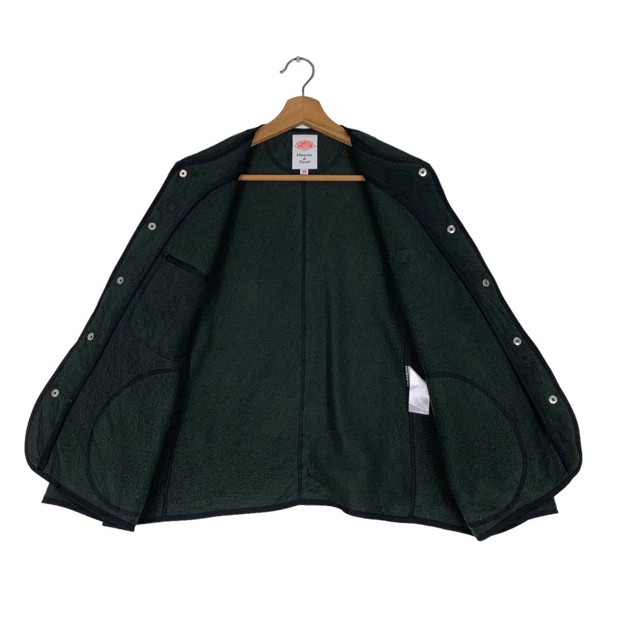 Danton DANTON Snap Button Fleece Jacket #0922-C41 Size US M / EU 48-50 / 2 - 11 Thumbnail