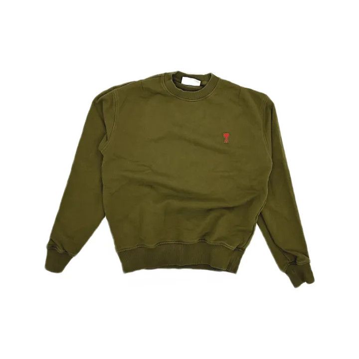 AMI AMIPARIS Casual Solid Long Sleeve Sweatshirt 0079 Size US M / EU 48-50 / 2 - 1 Thumbnail