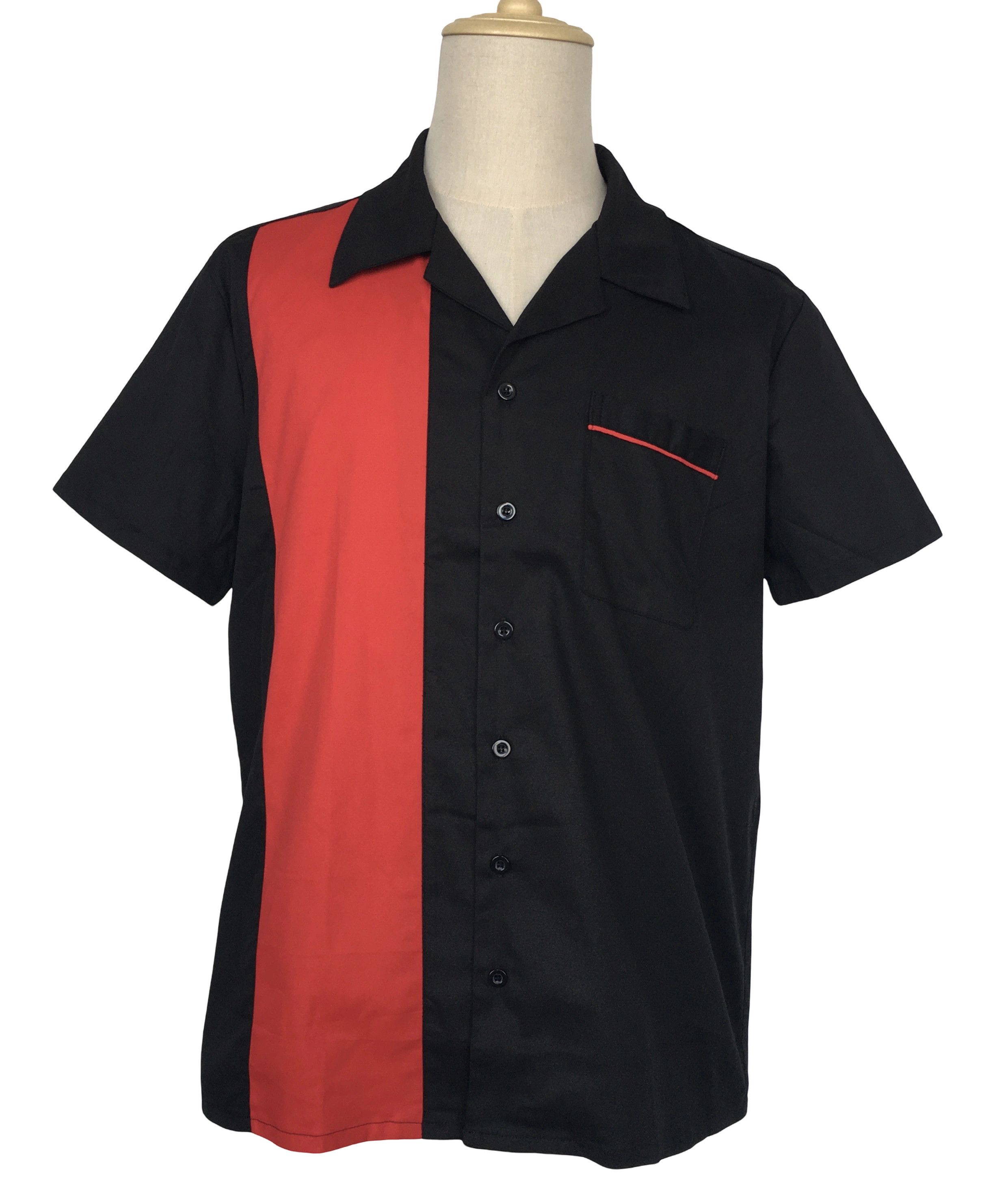 Other Men's Casual Shirts Black&Red Color with Pocket Size US L / EU 52-54 / 3 - 1 Thumbnail