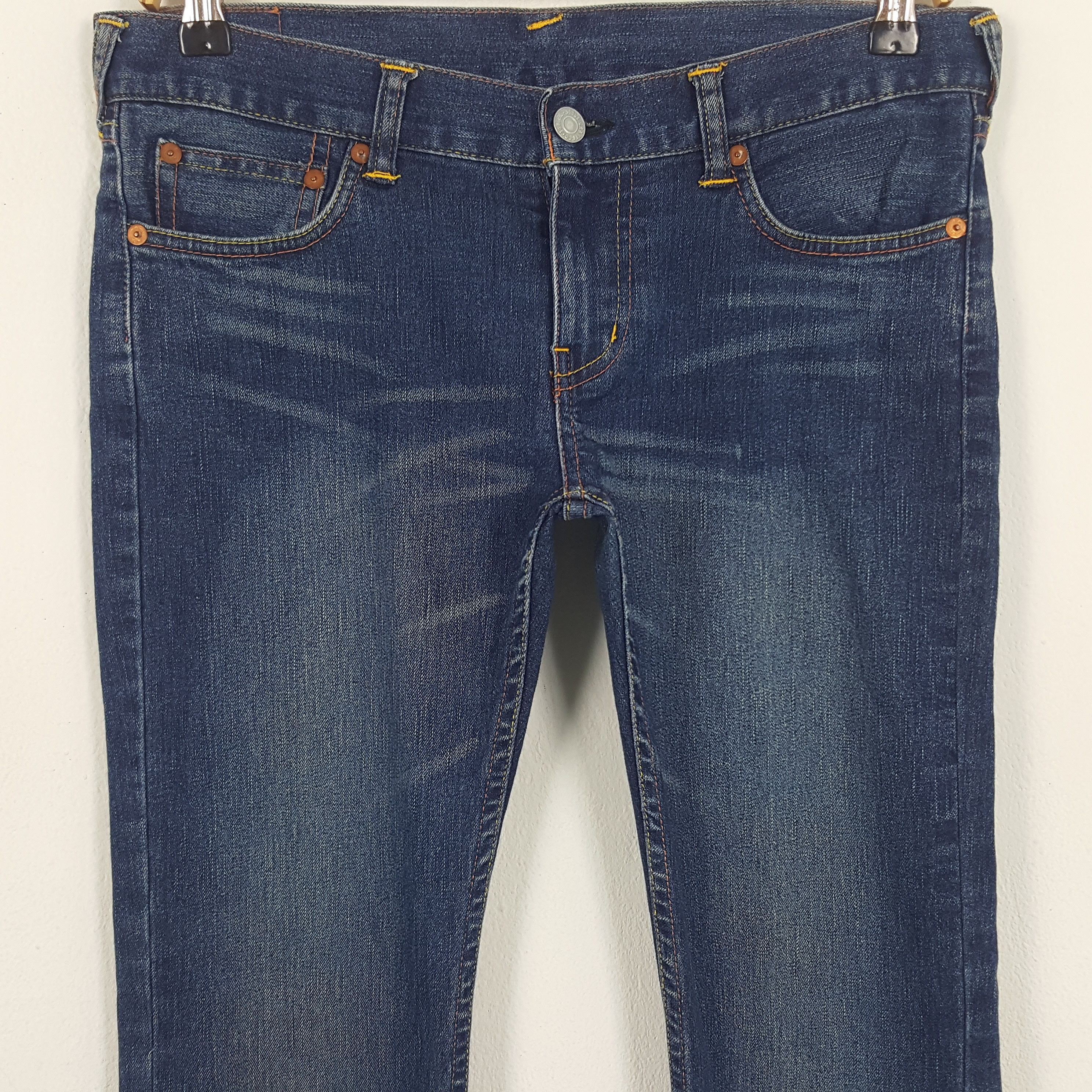 Evisu × Japanese Brand × Vintage Vintage Evisu Japanese Brand Daicock Custom Art Denim Jeans Size 31" - 5 Thumbnail