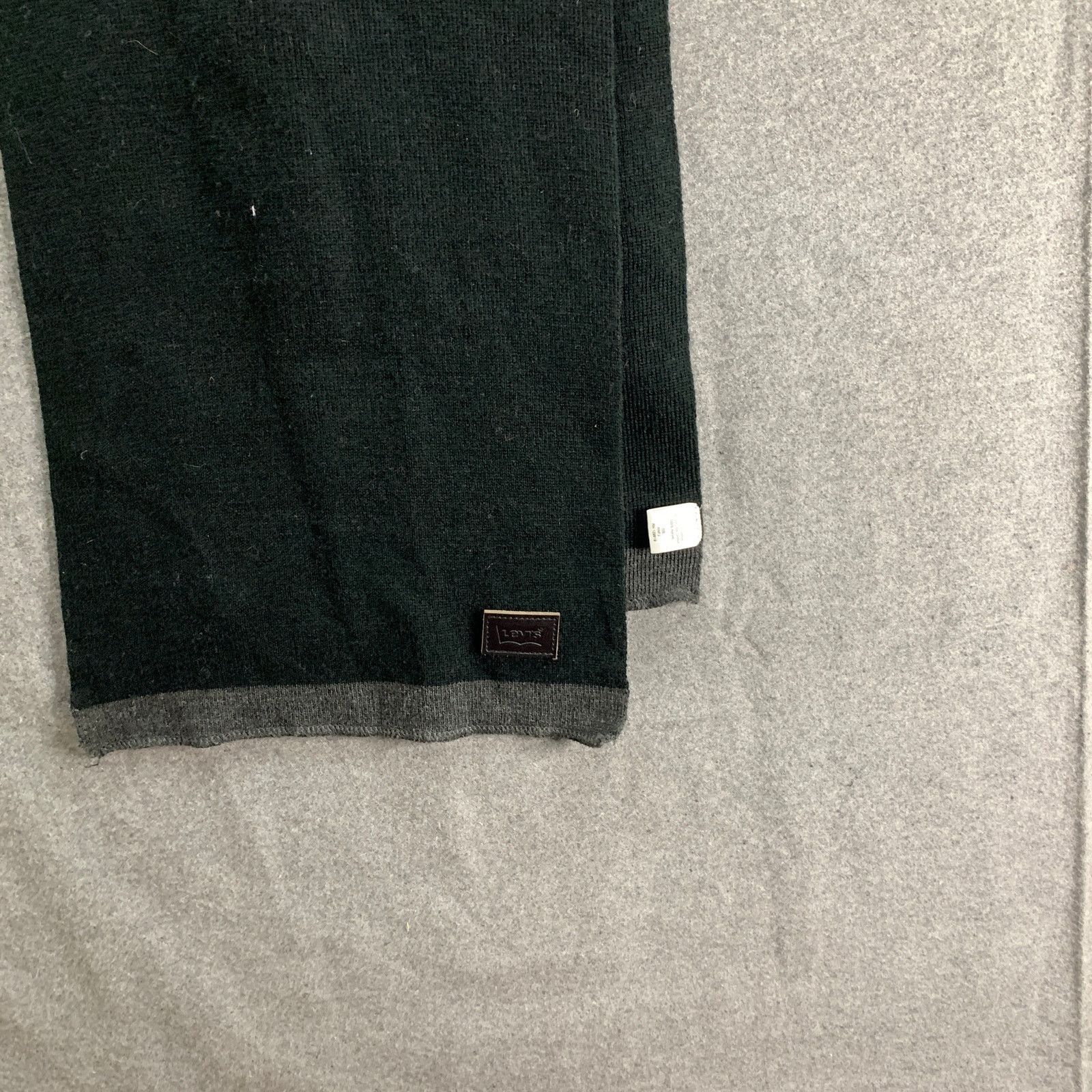 Levi's Levi's Black Knit Scarf Adult One Size Size ONE SIZE - 5 Thumbnail