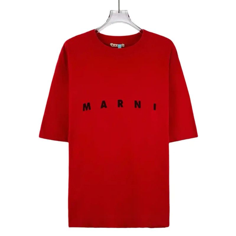 Marni Marni Red Cotton T-Shirt for Women 0089 Size M / US 6-8 / IT 42-44 - 1 Thumbnail