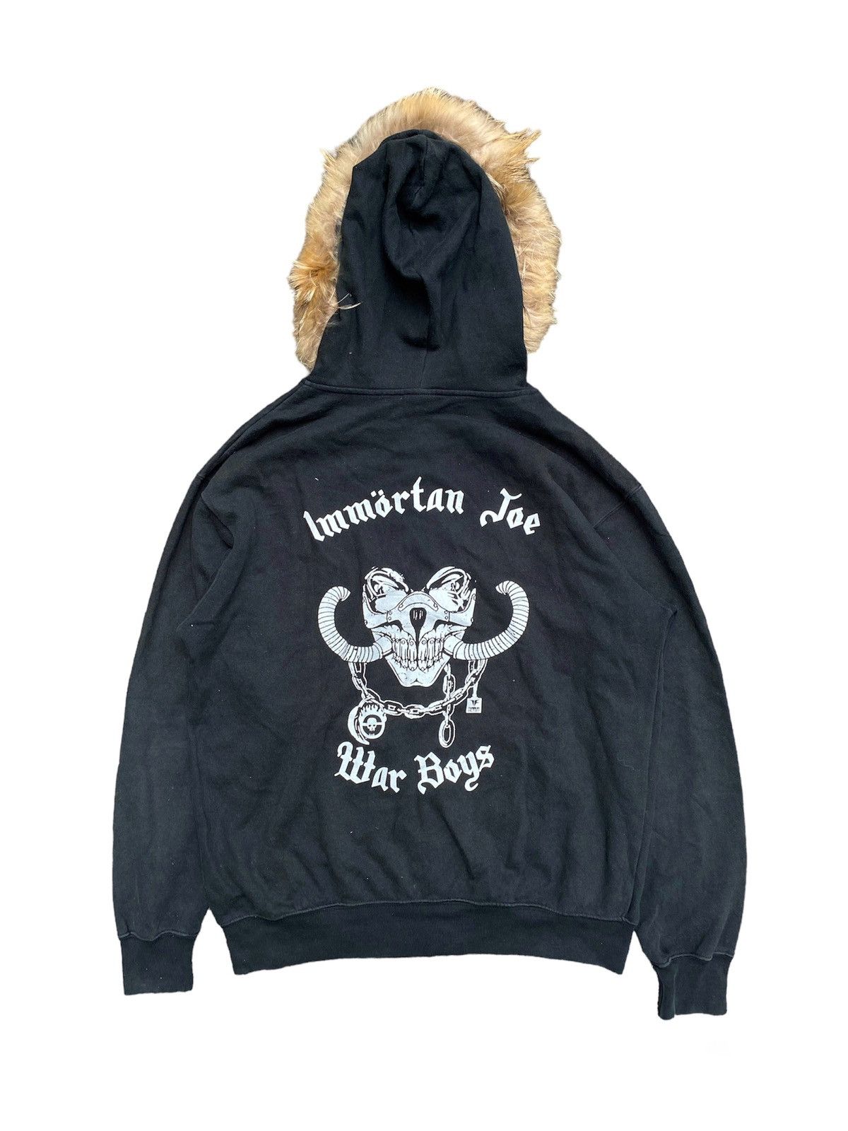 If Six Was Nine × Japanese Brand × Le Grande Bleu (L.G.B.) Immortan Joe - Japanese Fur Hoodie ifsixwasnine lgb style Size US XL / EU 56 / 4 - 3 Thumbnail