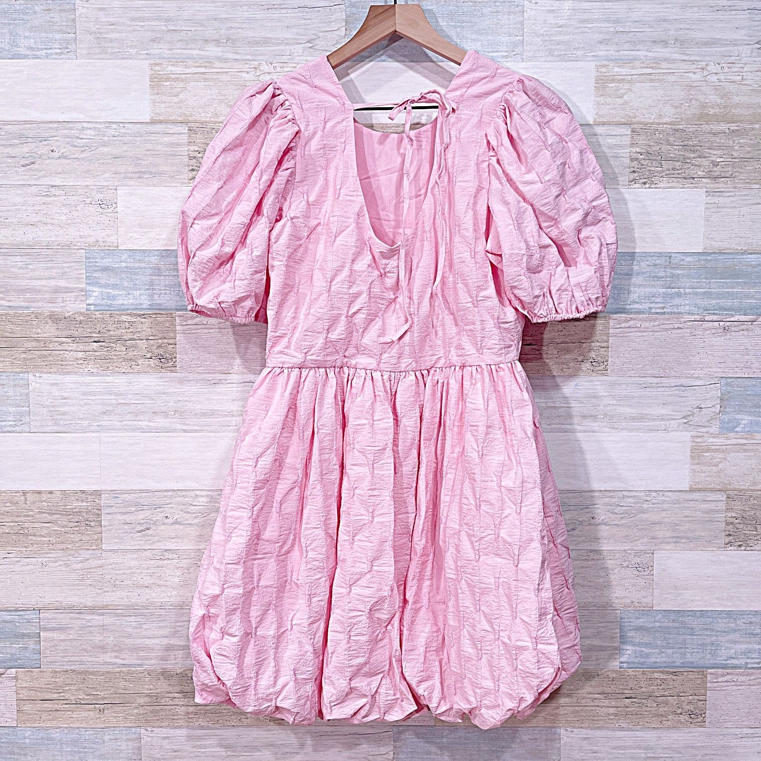 Other English Factory Textured Balloon Sleeve Dress Womens Large Size L / US 10 / IT 46 - 5 Thumbnail