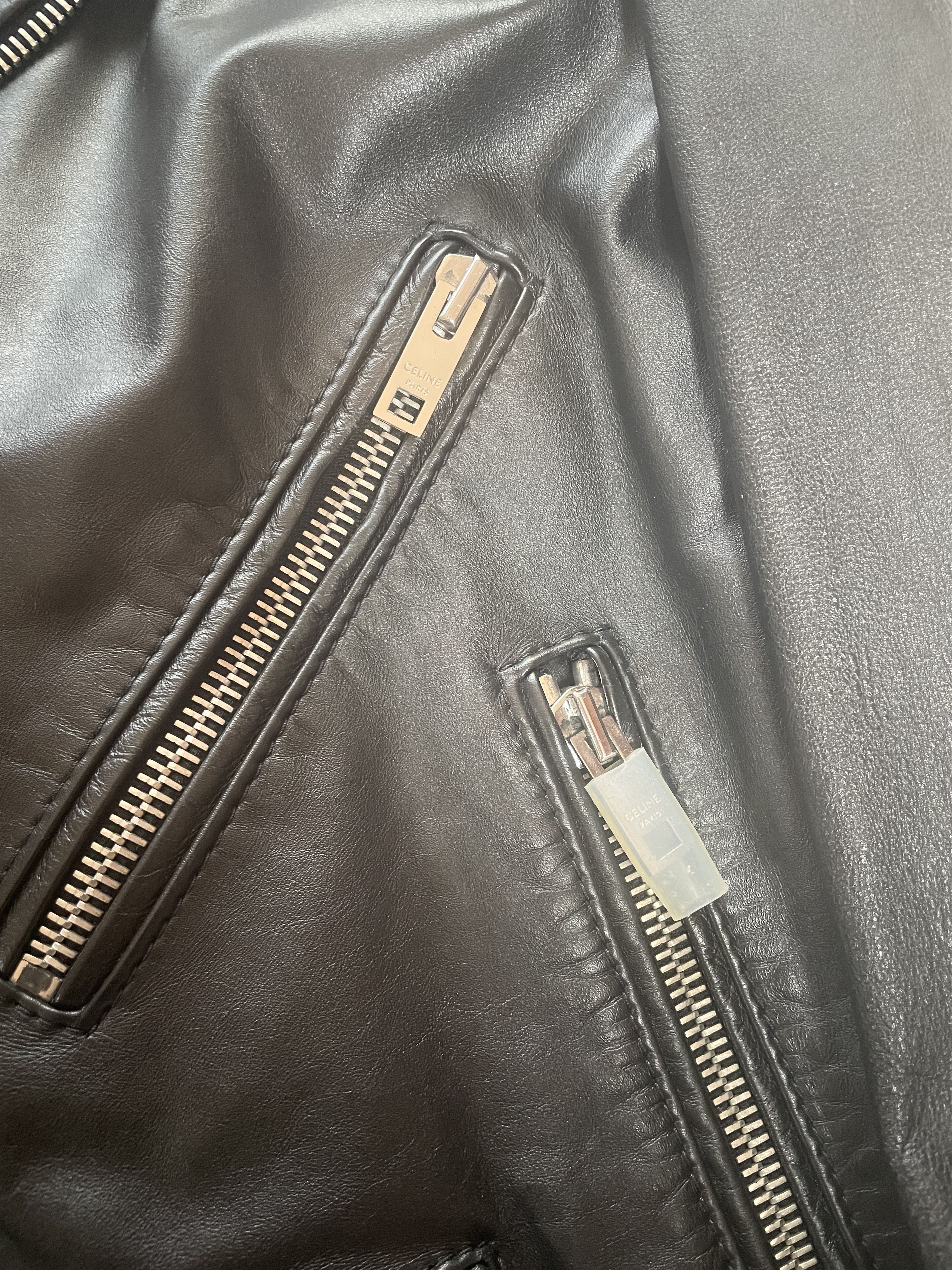Celine CELINE LEATHER BIKER JACKET Size US M / EU 48-50 / 2 - 9 Thumbnail