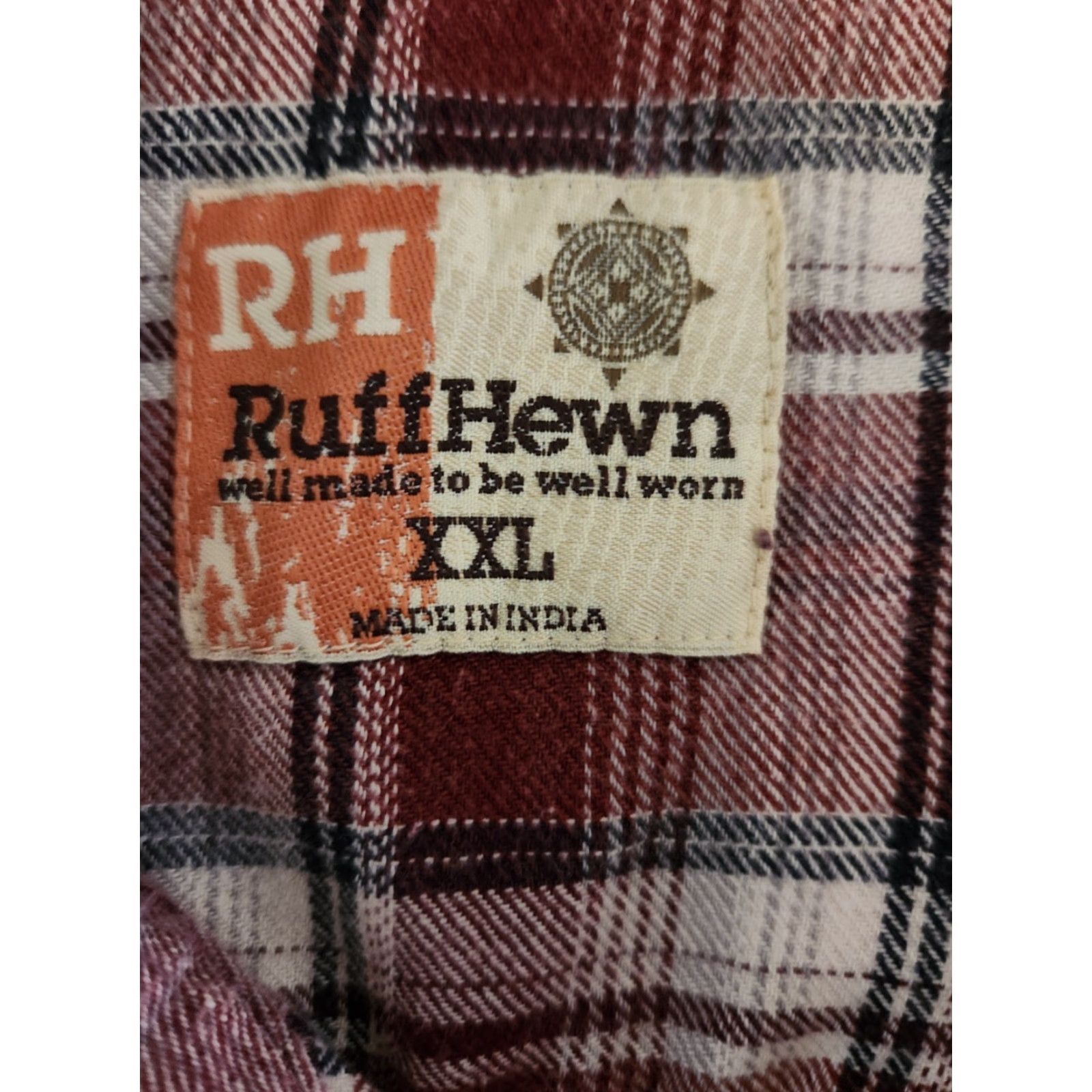 Vintage **Ruff Hewn Men’s Red Pearl Snap Long Sleeve Plaid Shirt XXL** User: **Ruff Hewn Men’s XXL Red Pearl Snap Plaid Shirt** Size US XXL / EU 58 / 5 - 6 Thumbnail