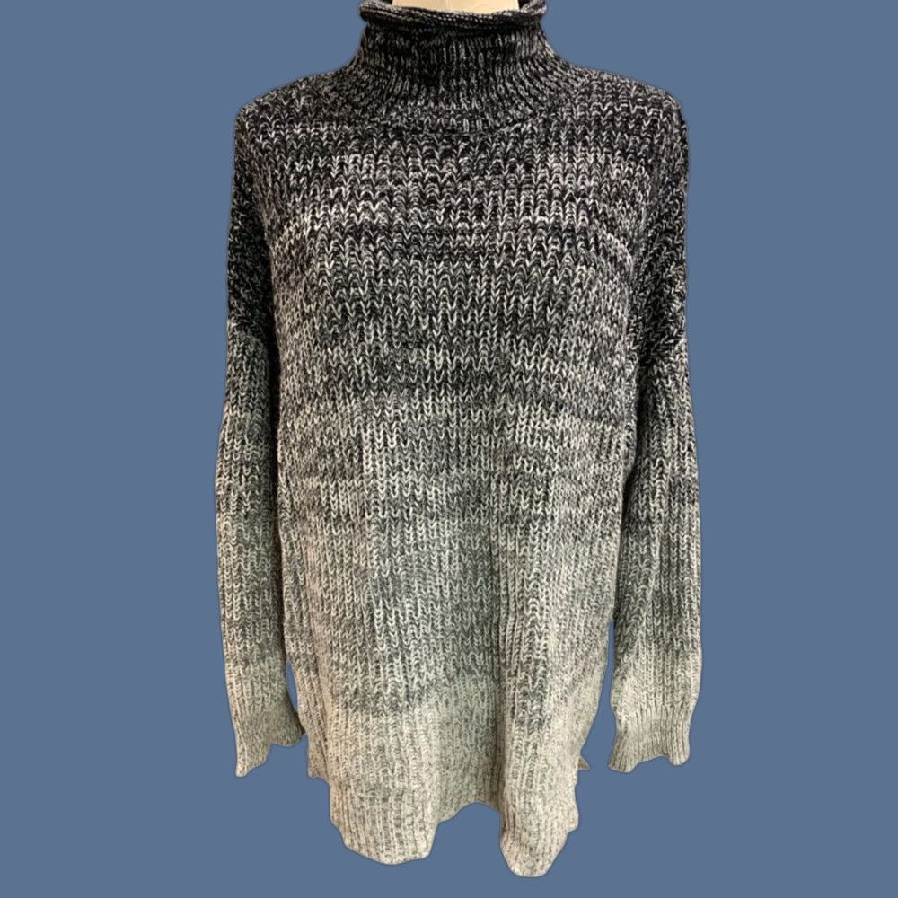 Vintage Haven Well Within Womens Chunky Knit Roll Turtleneck Sweater XL Pullover White - Size XL Womens Knit Turtleneck Sweater Size XL / US 12-14 / IT 48-50 - 1 Thumbnail