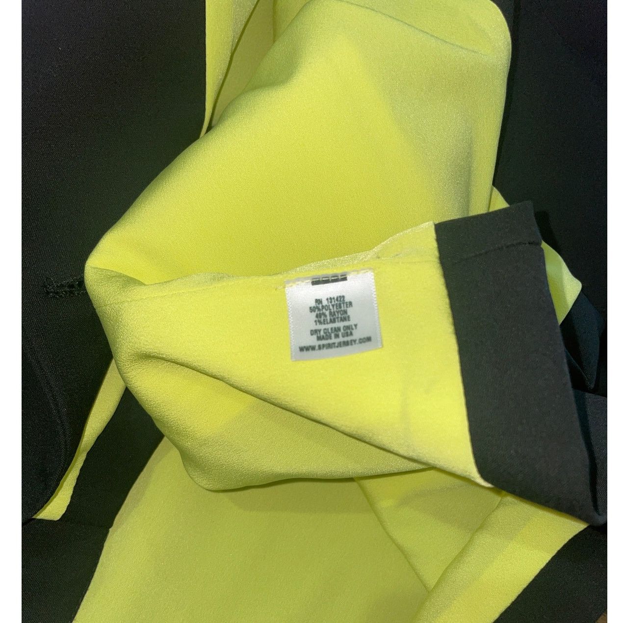 Other Spirit Jersey Blasé Black Blazer Suit Jacket Neon Lined L/XL Size L / US 10 / IT 46 - 4 Thumbnail