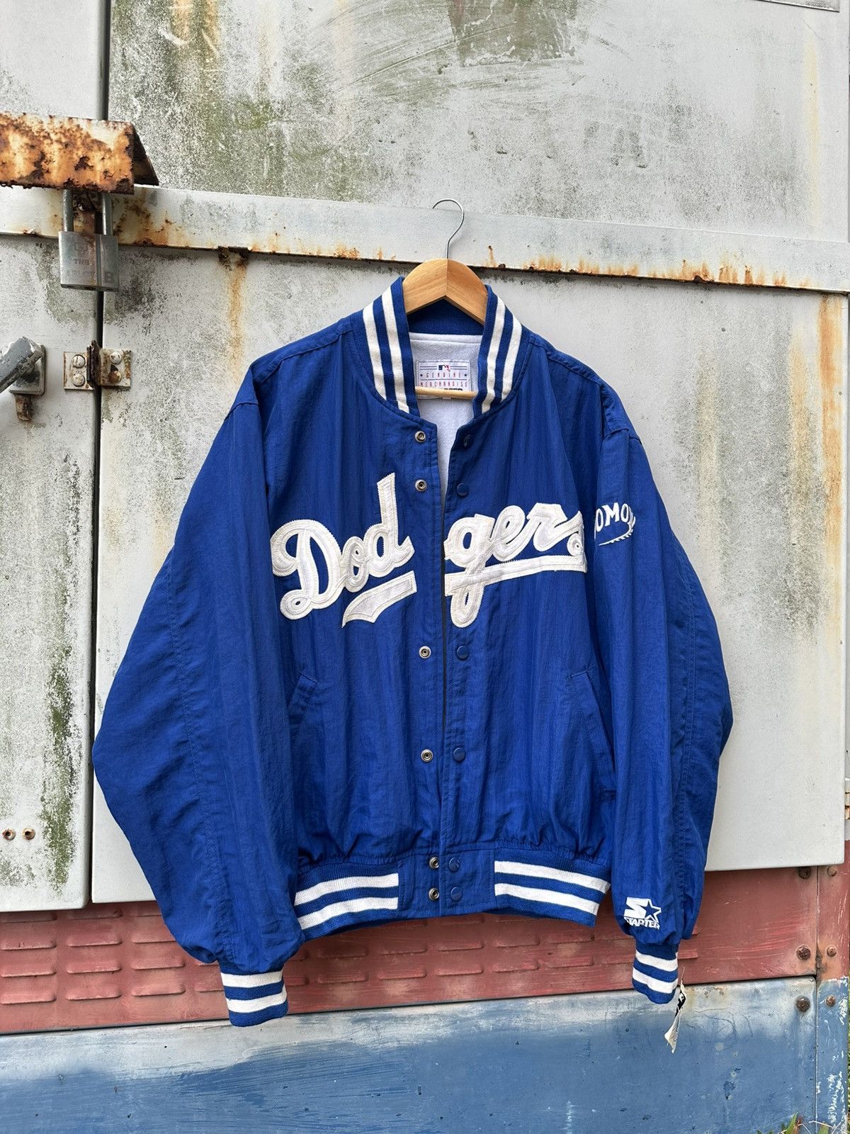 Vintage 👹Vintage Starter Dogers X Nomoo Bomber Jacket Size US M / EU 48-50 / 2 - 5 Thumbnail