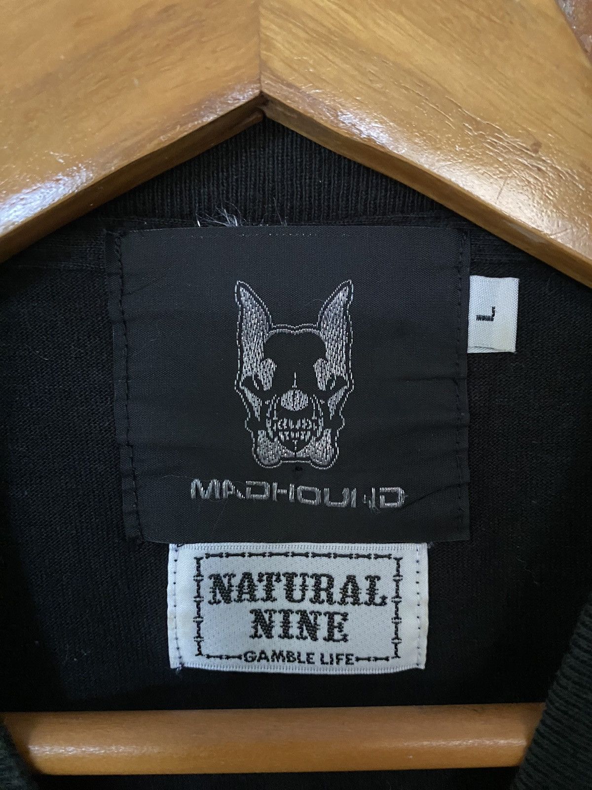 General Research × Japanese Brand × Swagger 2000s Natural 9 x Mad hound Japan Skull tee Size US M / EU 48-50 / 2 - 8 Thumbnail