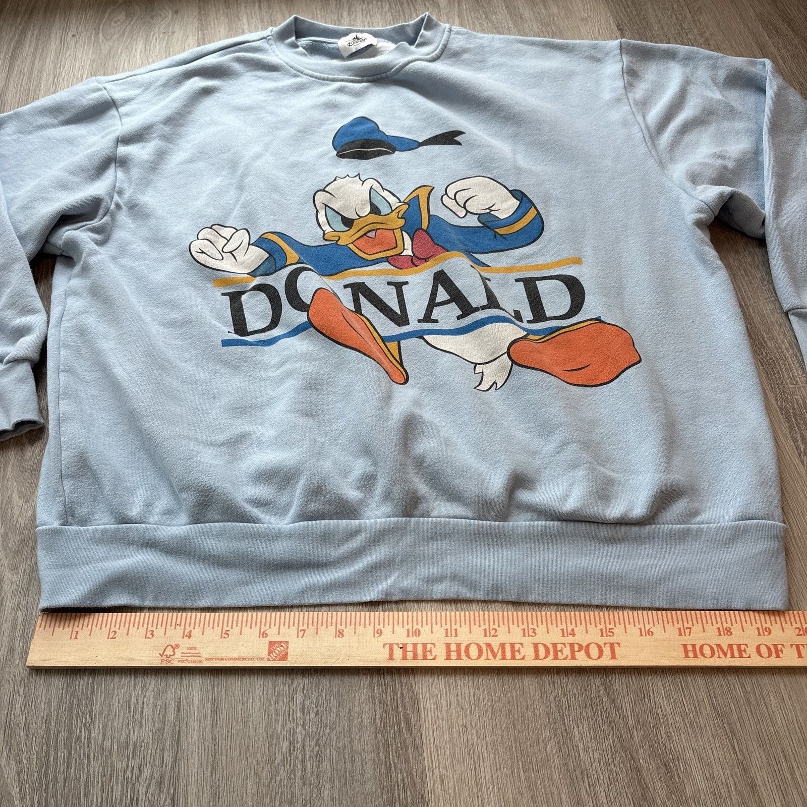Disney Disney Donald Duck Sweatshirt Unisex XL Blue Graphic Pullove Size US XL / EU 56 / 4 - 4 Thumbnail