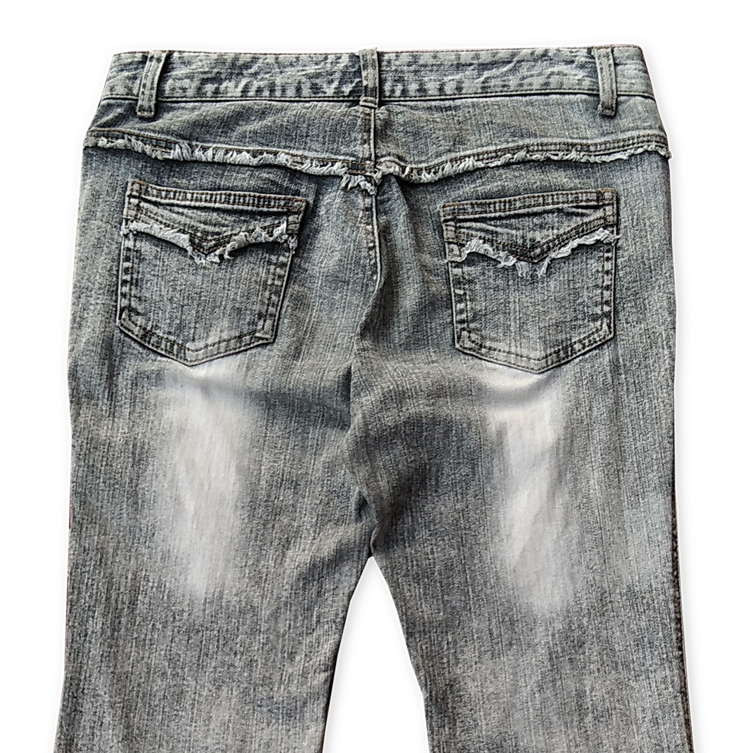 Le Grande Bleu (L.G.B.) Vintage Y2K Japanese Brand GUIPAGE Flare Jeans Size US 29 - 4 Thumbnail