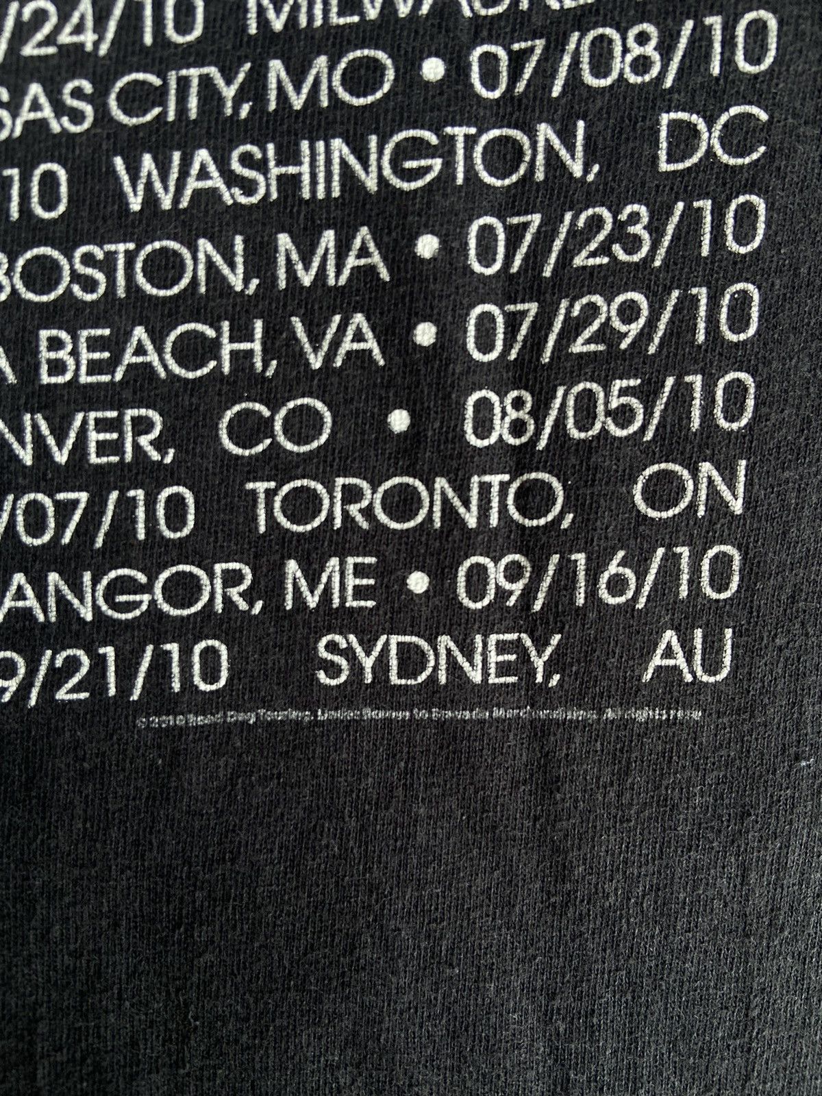 Band Tees × Vintage Vintage Tim McGraw Southern Voice Tour 2010 T Shirt Size US L / EU 52-54 / 3 - 7 Thumbnail