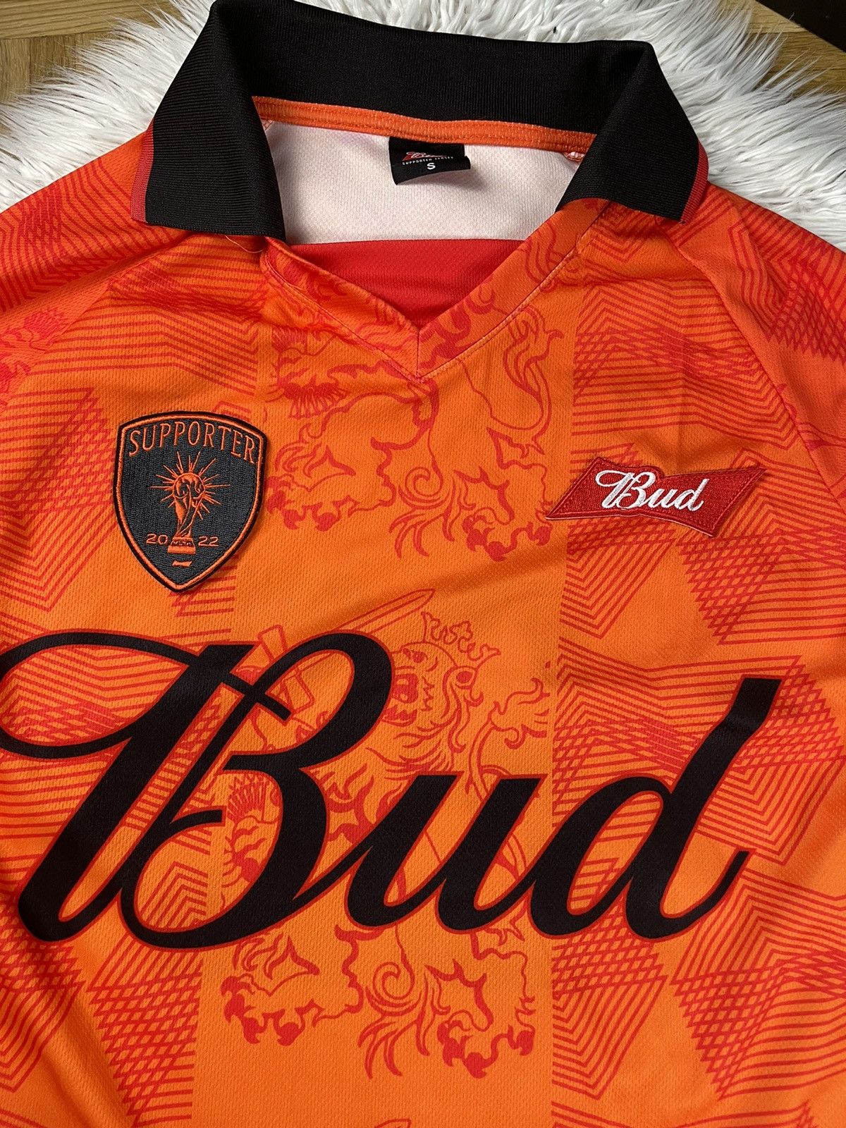 Vintage KOSZULKA PIŁKARSKA HOLENDERSKA BUD Size US S / EU 44-46 / 1 - 2 Thumbnail