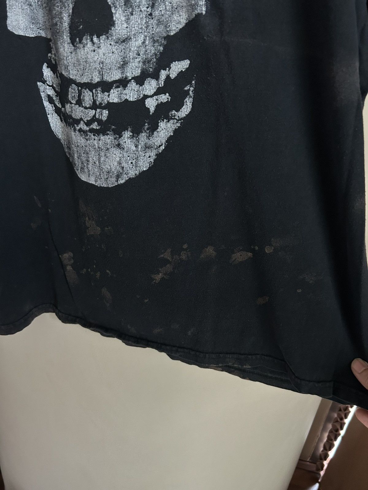 Band Tees Vintage Thrashed Misfits T Shirt Punk Fader Danzig Size US XL / EU 56 / 4 - 5 Thumbnail