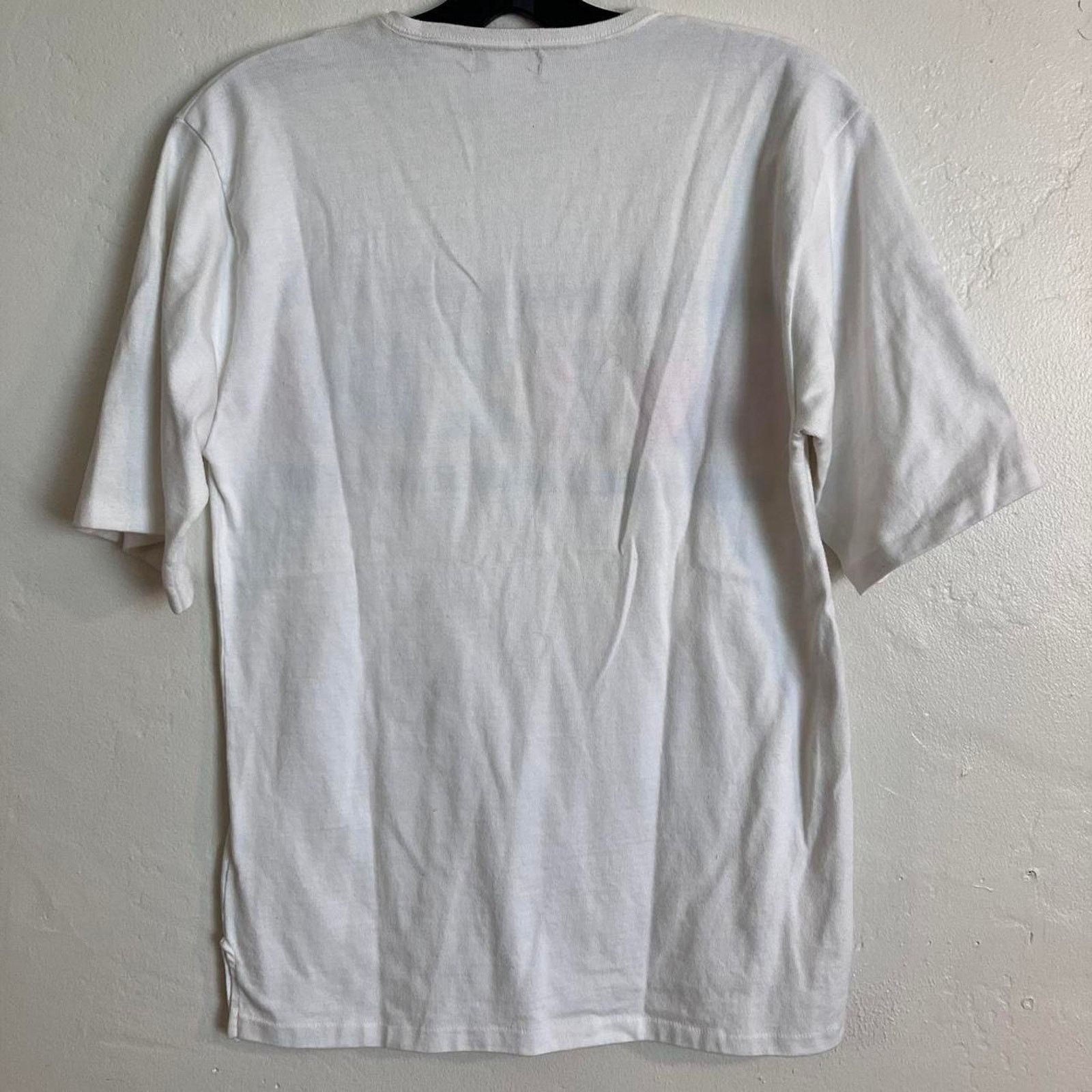 Stanley Blacker × Vintage Vintage 90s Stanley Blacker Naval Ensign T-shirt Size US L / EU 52-54 / 3 - 4 Thumbnail
