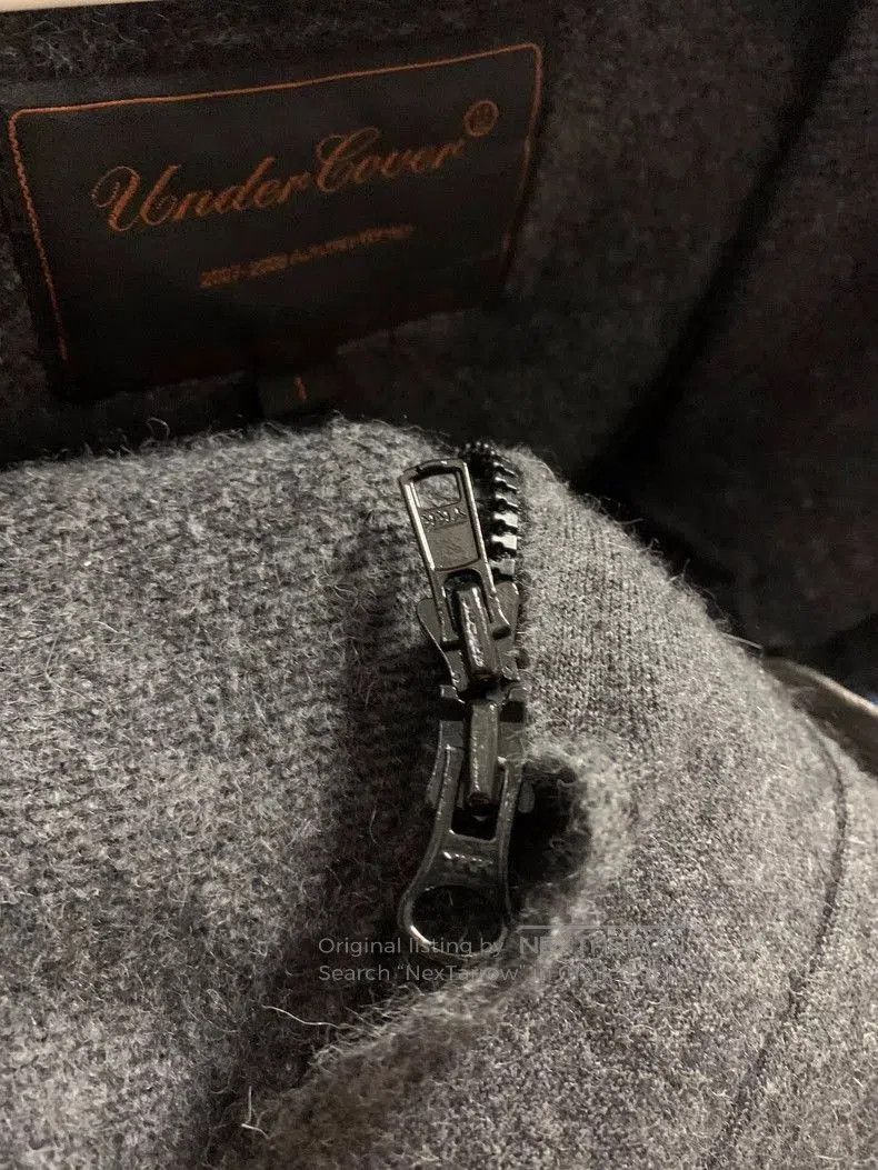 Undercover Undercover 07AW Angora wool blend wool-trimmed hooded vest. Size US S / EU 44-46 / 1 - 6 Thumbnail