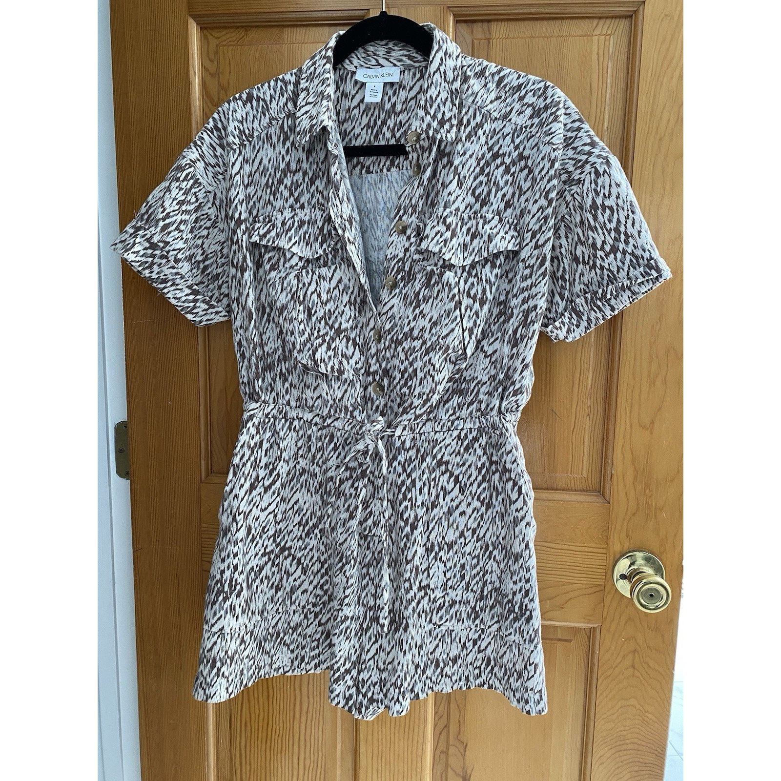 Calvin Klein Calvin Klein Short Jumpsuit Woman sz 8 Size 30" / US 8 / IT 44 - 1 Thumbnail