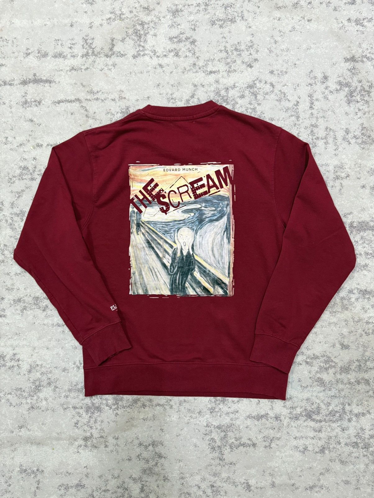 Vintage The Scream Edvard Munch Plumeria Museum Collection Art Sweat Size US S / EU 44-46 / 1 - 9 Thumbnail