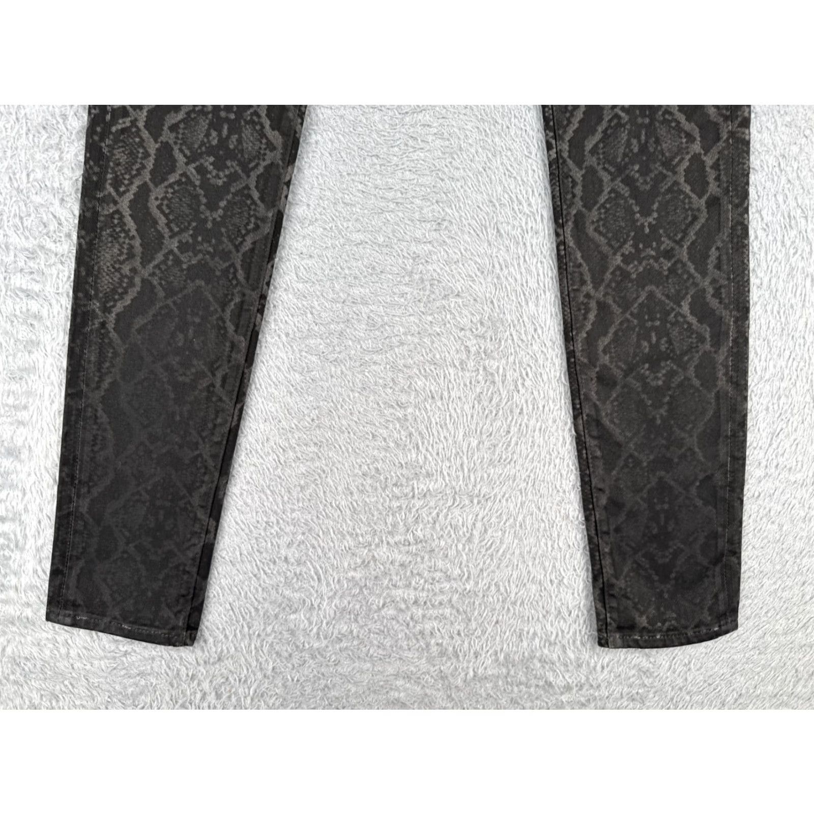 Cult Of Individuality Cult Of Individuality Jeans Women 24 Black Snake Skin Teaser Skinny Cotton 24x30 Vintage N/A Size 42" / US 20 - 3 Thumbnail