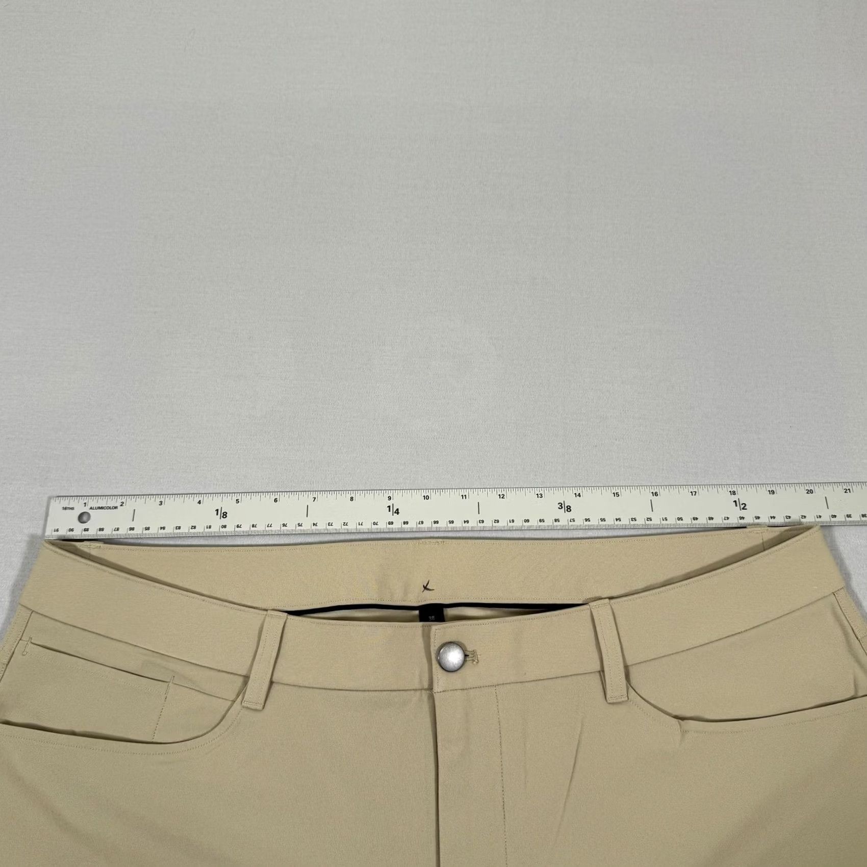 Lululemon Lululemon Mens ABC Pants 5 Pocket Chino Commission Stretch Travel Beige 38x28 Size US 38 / EU 54 - 6 Thumbnail
