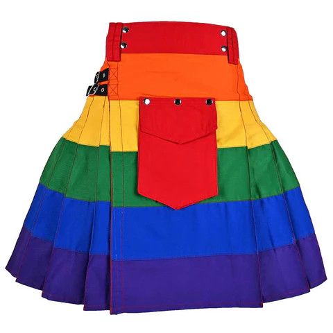 Other Utility Hybrid Kilt Rainbow with Removable Cargo Pocket Size US 38 / EU 54 - 5 Thumbnail