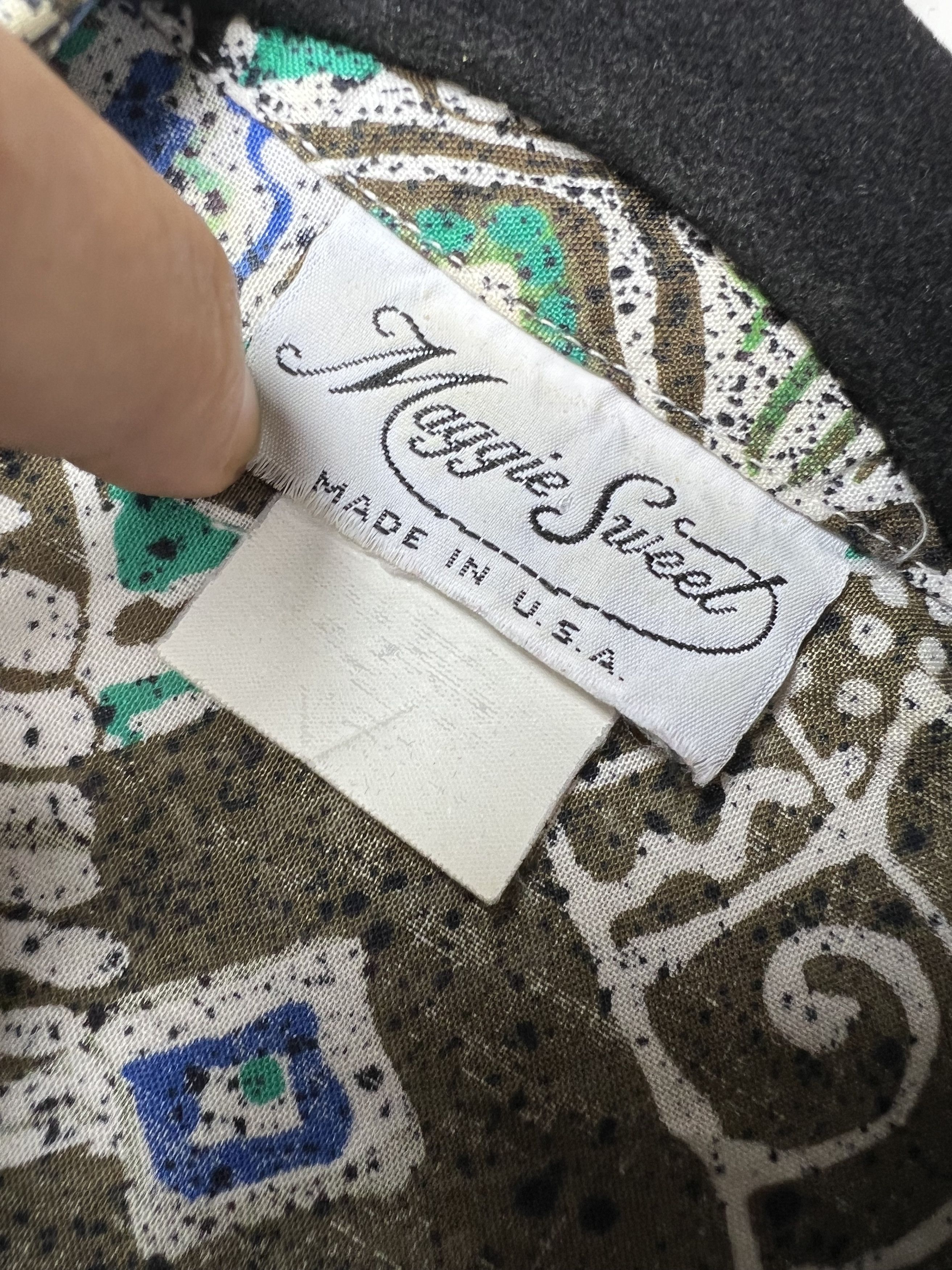 Tribal Streetwear × Vintage Vintage Maggie Sweet Tribal Print Button Up Shirt Size M / US 6-8 / IT 42-44 - 3 Thumbnail