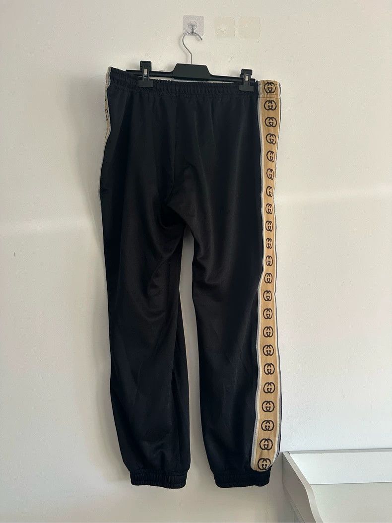 Gucci Gucci Size XXL Black string logo casual pants size XXL 250 Size US 38 / EU 54 - 2 Thumbnail