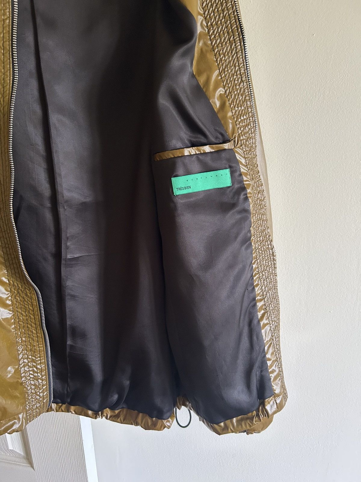 Tres Bien Tres Bien Coated Zip Blouson Jacket Size US M / EU 48-50 / 2 - 5 Thumbnail