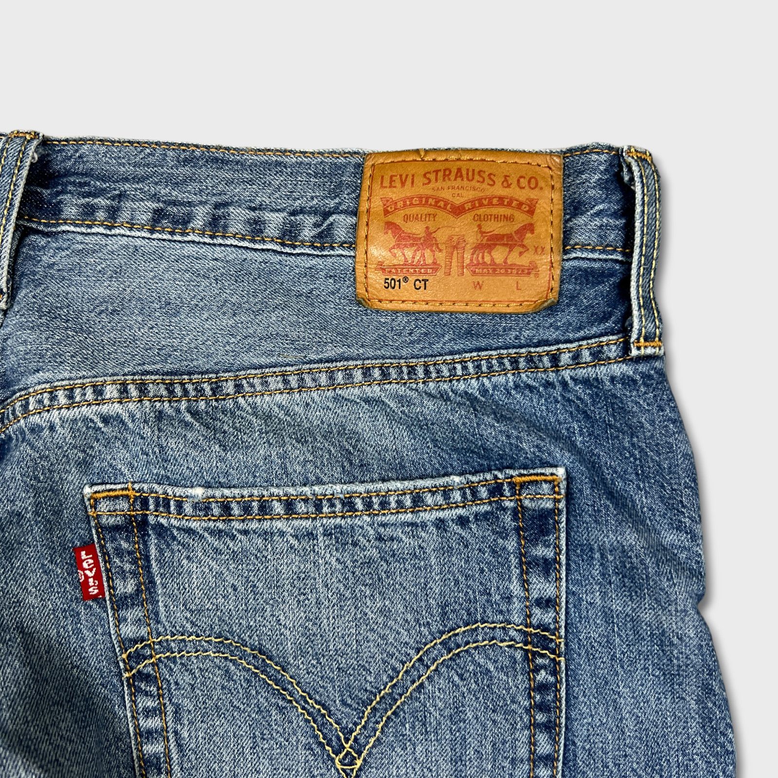 Levi's × Vintage Levi's 501 Jeans 34x28 CT Original Tapered Leg Denim Pants Size US 34 / EU 50 - 8 Thumbnail