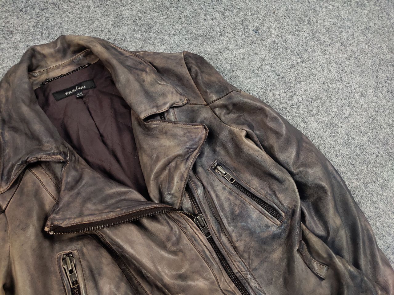 Muubaa Muubaa Designer Dyed Lamb leather Rider Biker Jacket Size M / US 6-8 / IT 42-44 - 11 Thumbnail