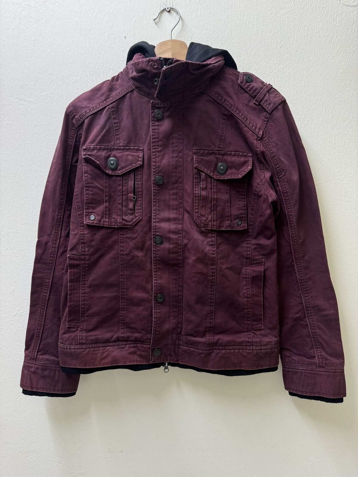In The Attic × Japanese Brand × Vintage Vintage In The Attic jacket Hoodie Size L / US 10 / IT 46 - 1 Thumbnail