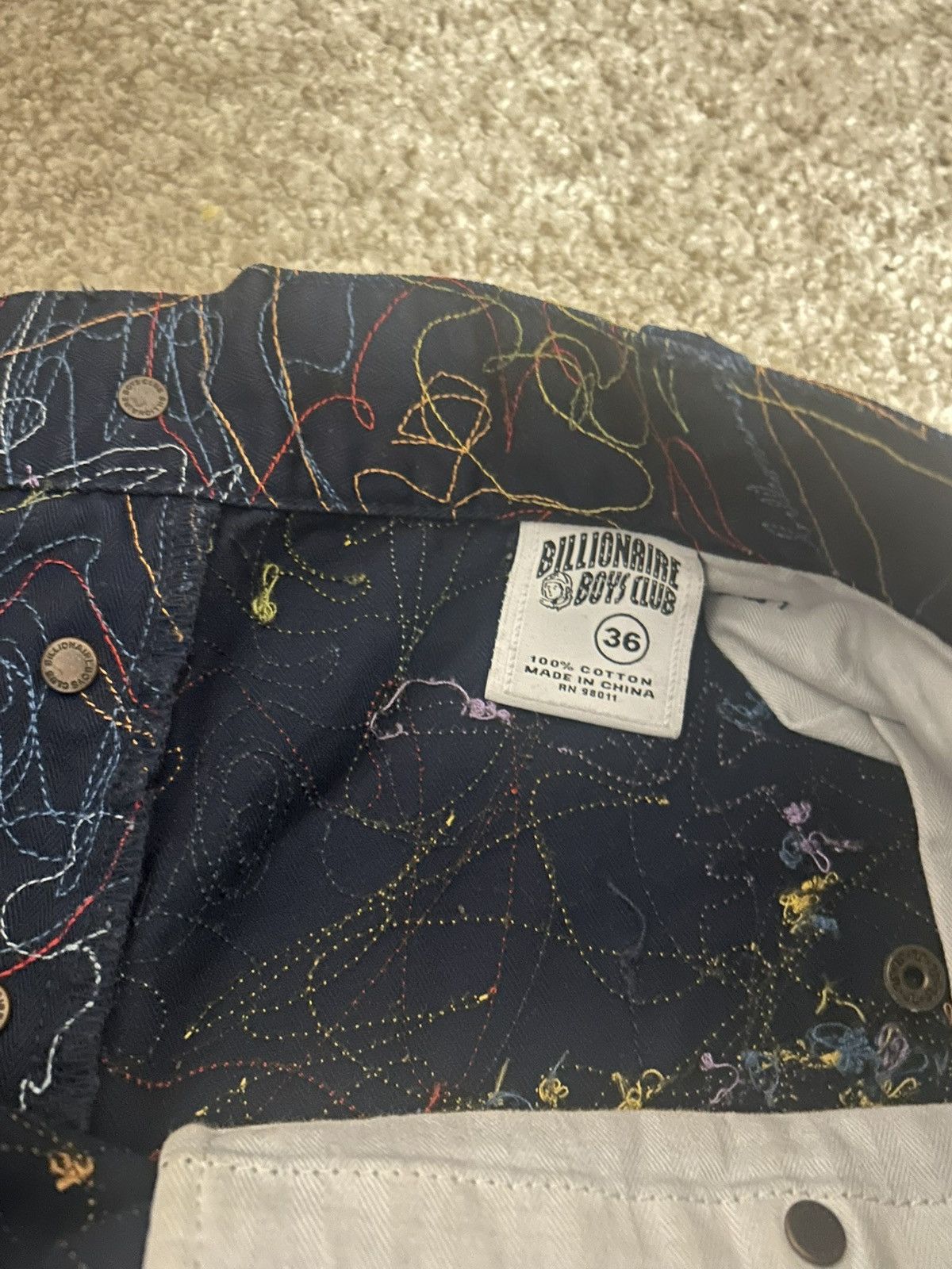 Billionaire Boys Club BILLIONAIRE BOYS CLUB Lines Pants Size US 36 / EU 52 - 6 Thumbnail