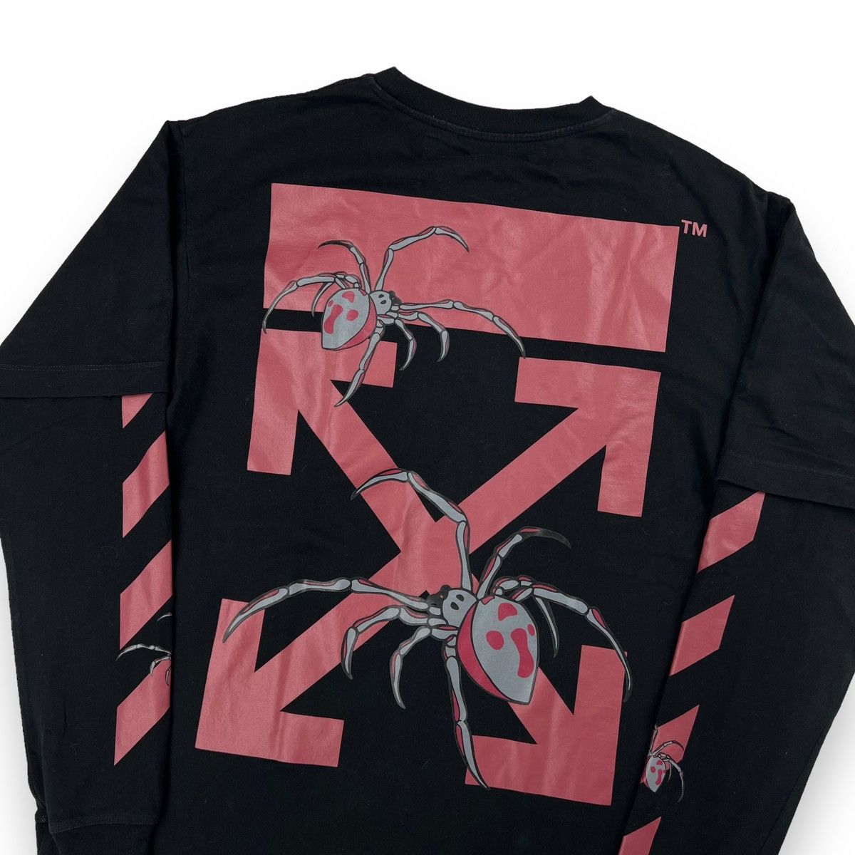 Off-White Off-White Arachno Arrows Layered Long Sleeve T Shirt Size US M / EU 48-50 / 2 - 1 Thumbnail