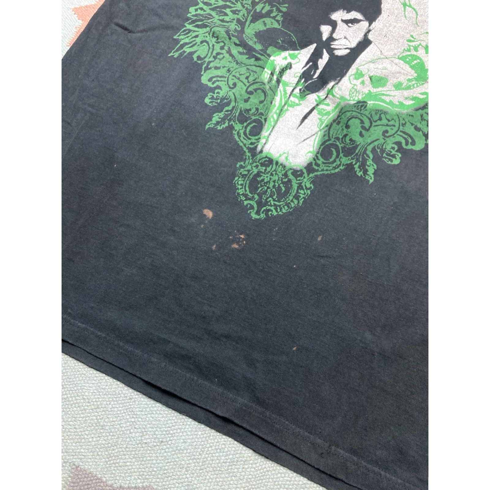 Vintage VINTAGE Scarface T-Shirt Men 2XL Black Grunge Tony Montana Y2K Big Graphic XX L Size US XXL / EU 58 / 5 - 2 Thumbnail